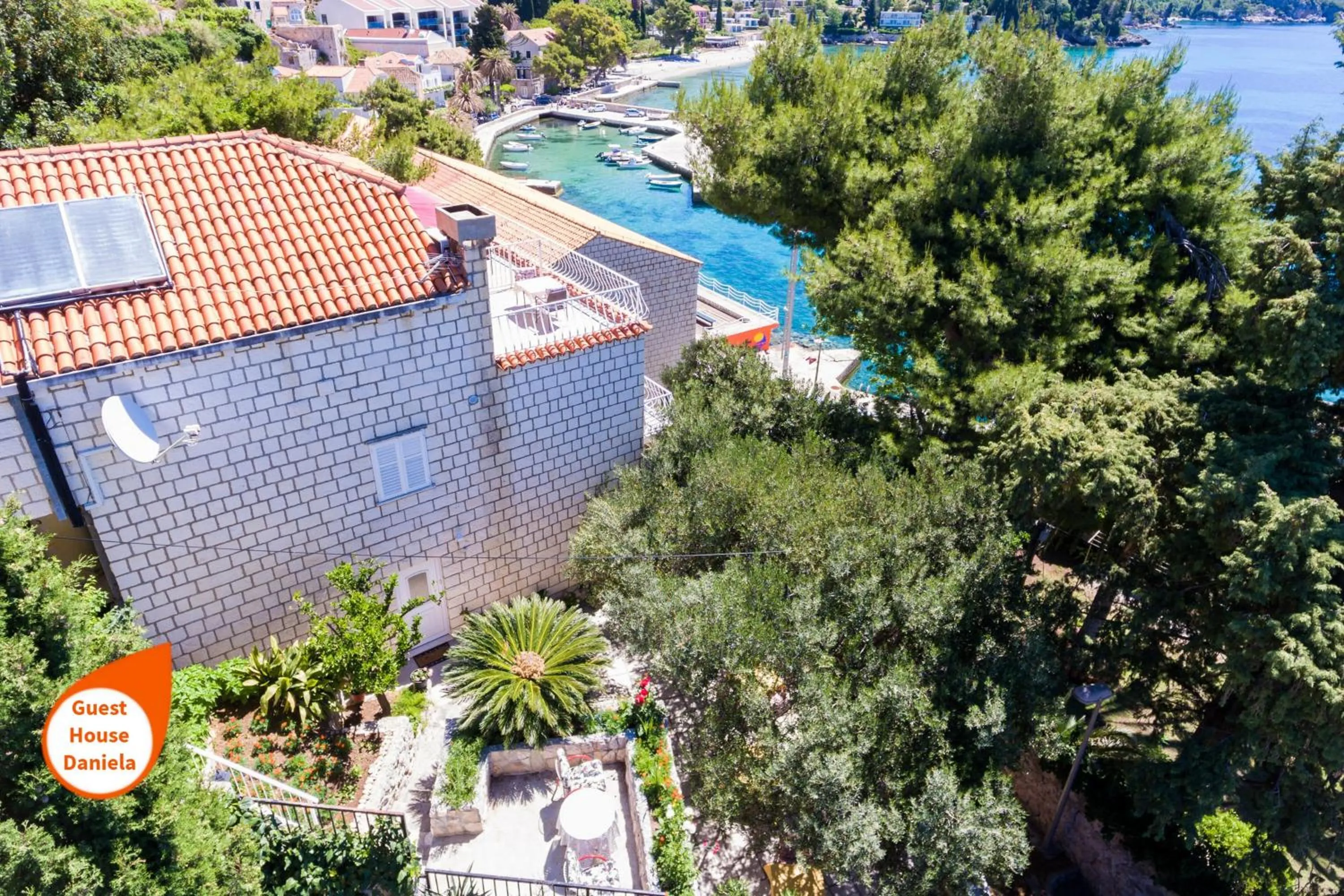 Bird's eye view in Guest House Daniela