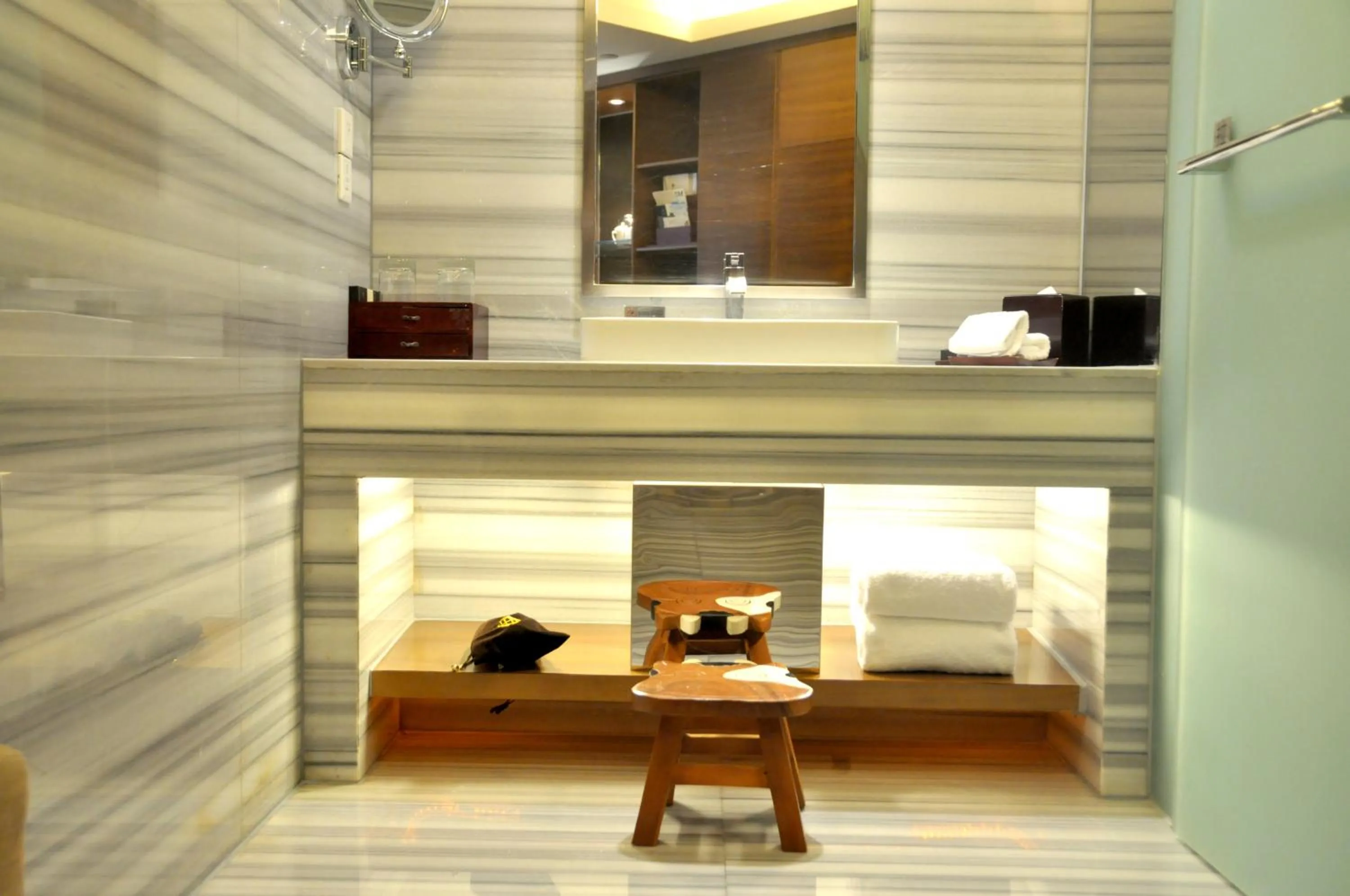 Bathroom in Galaxy minyoun Chengdu Hotel