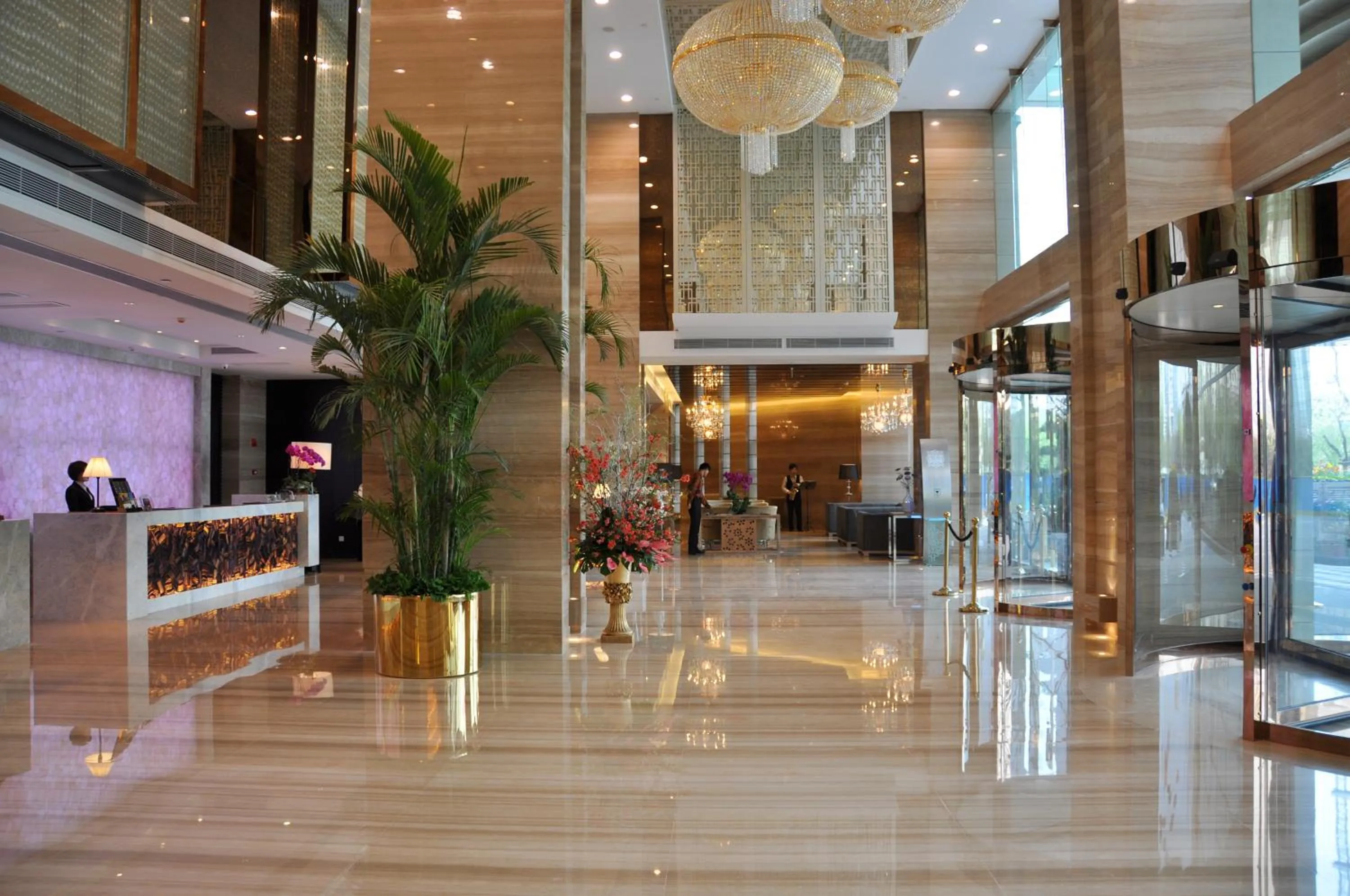 Lobby or reception in Galaxy minyoun Chengdu Hotel