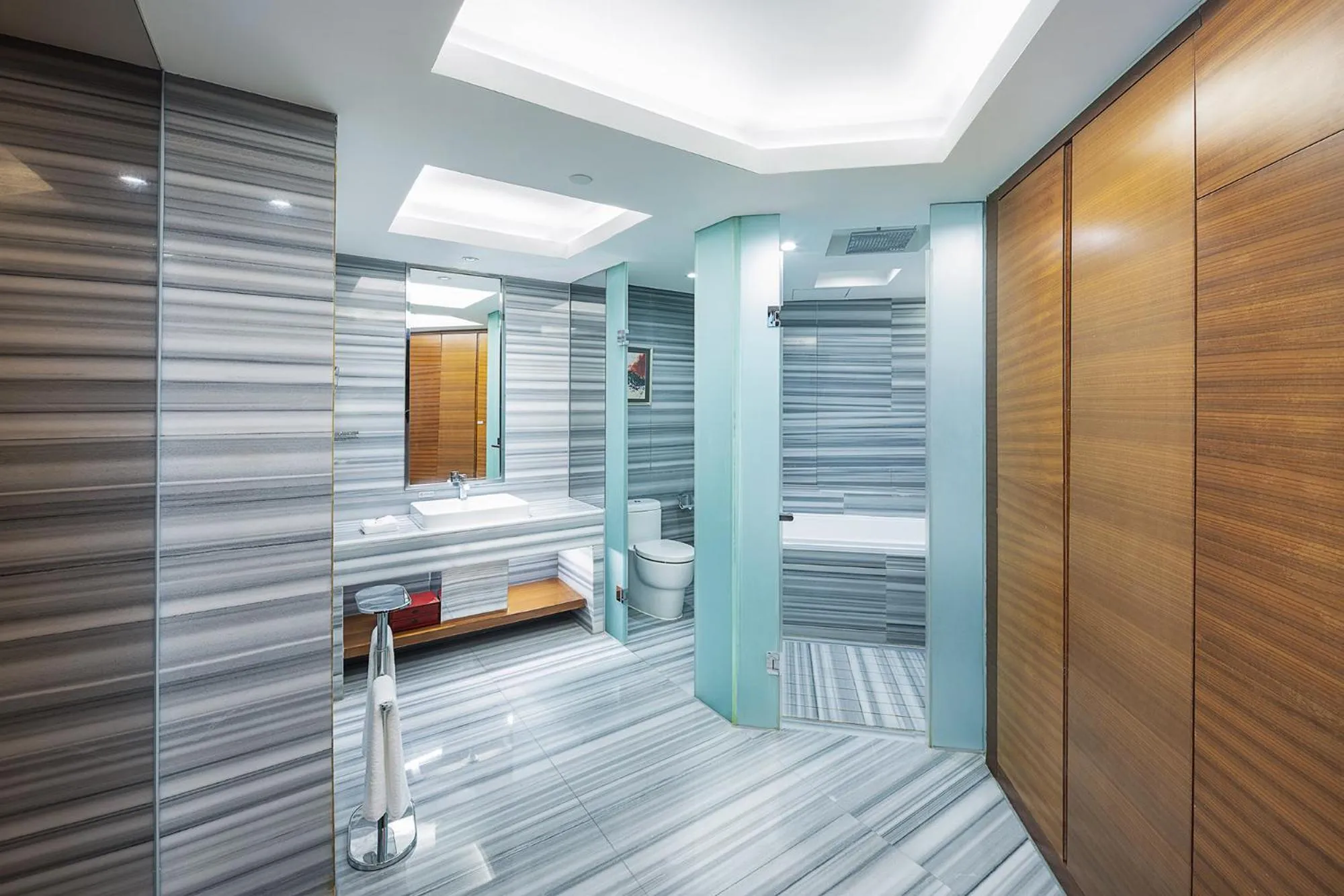 Bathroom in Galaxy minyoun Chengdu Hotel