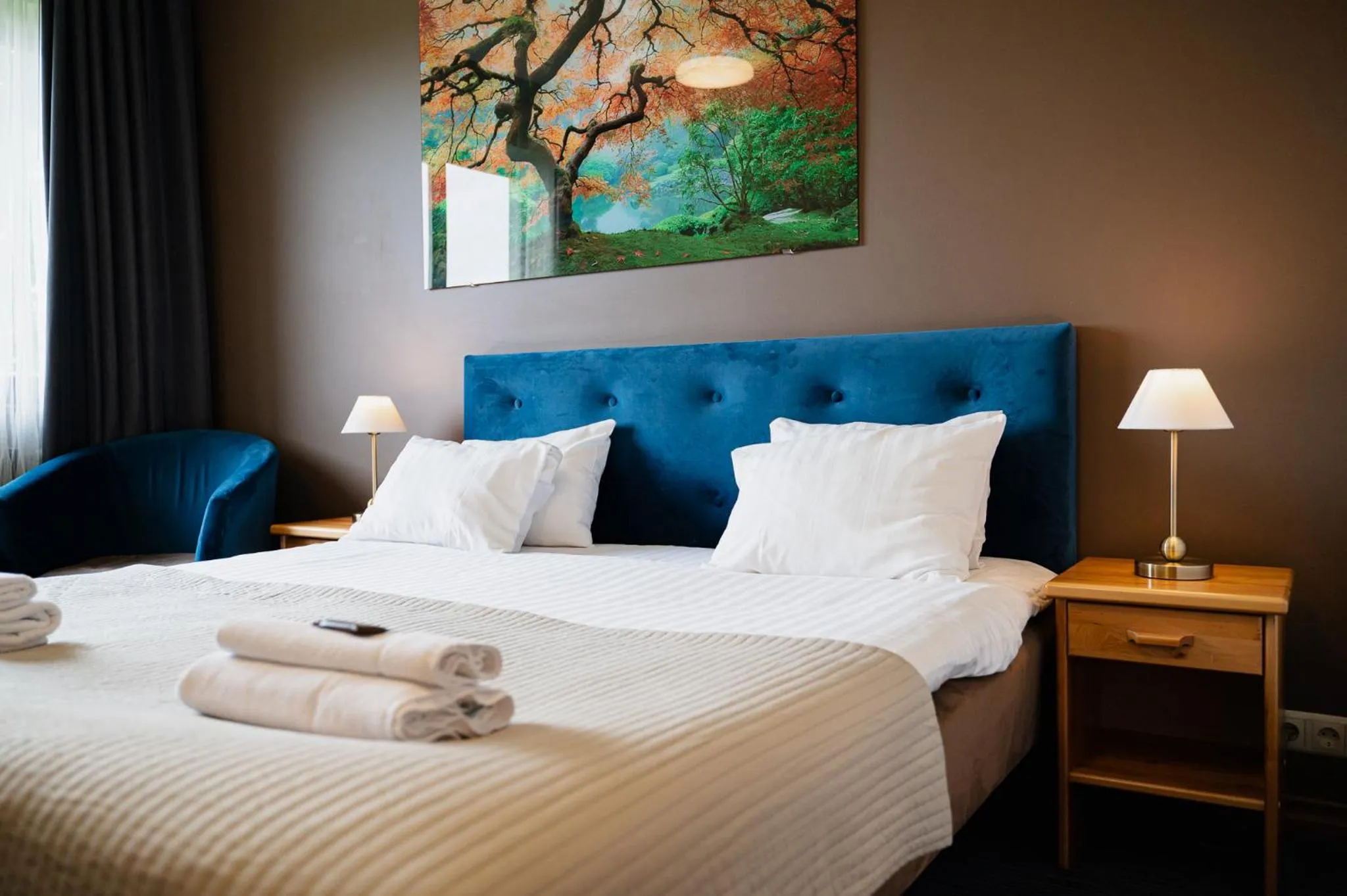 Bed in Comfort Hotel Kuldiga