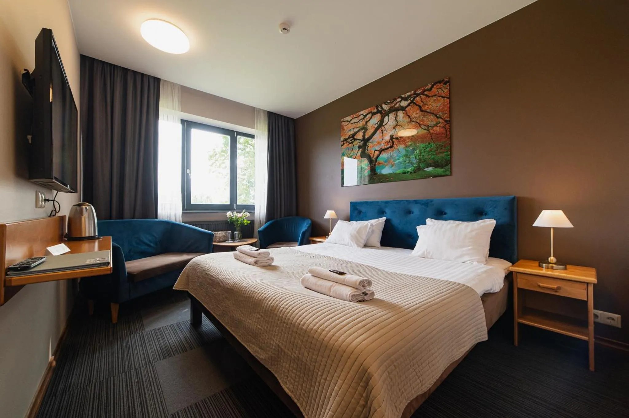 Bed in Comfort Hotel Kuldiga