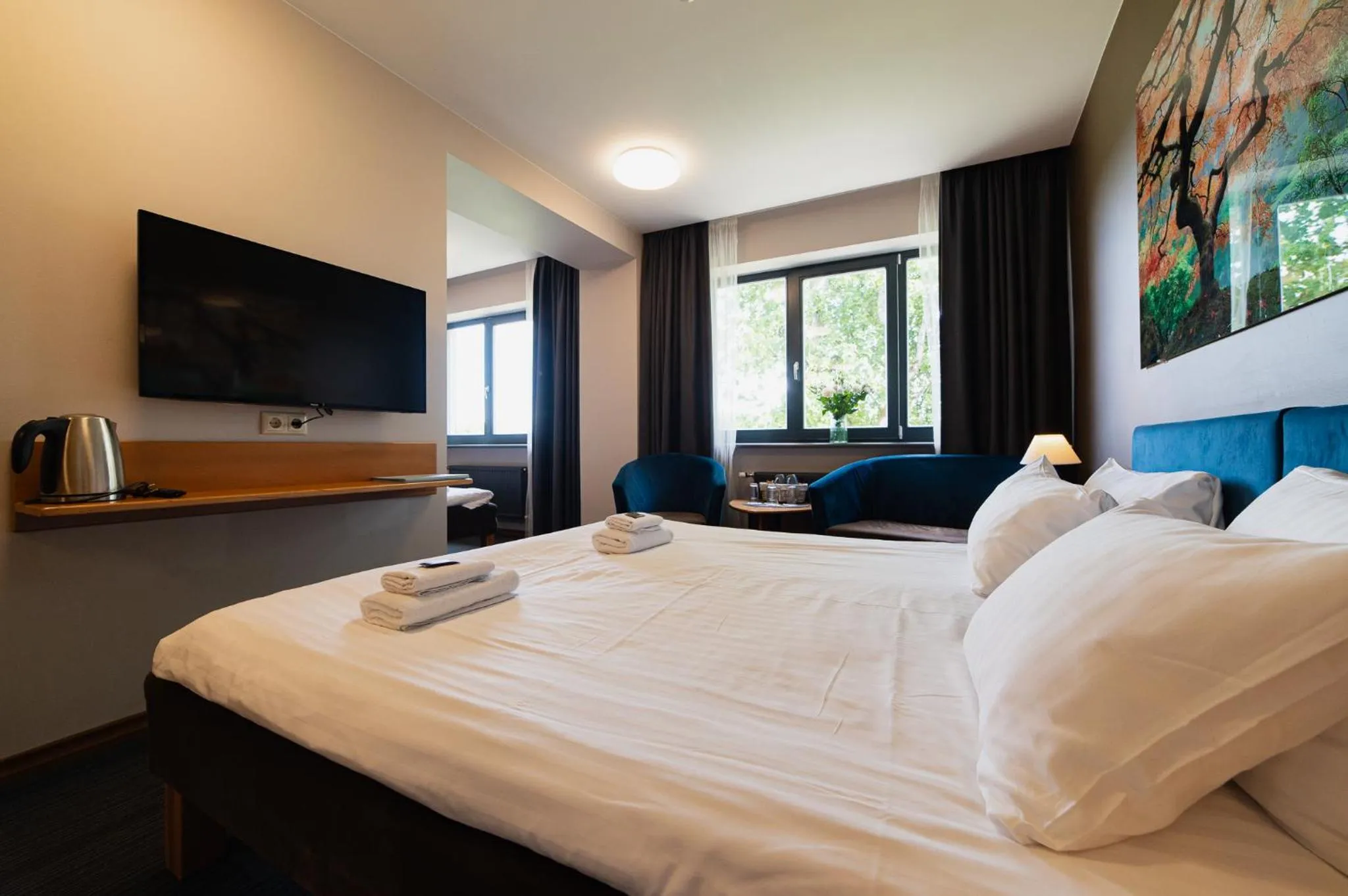 Bed in Comfort Hotel Kuldiga