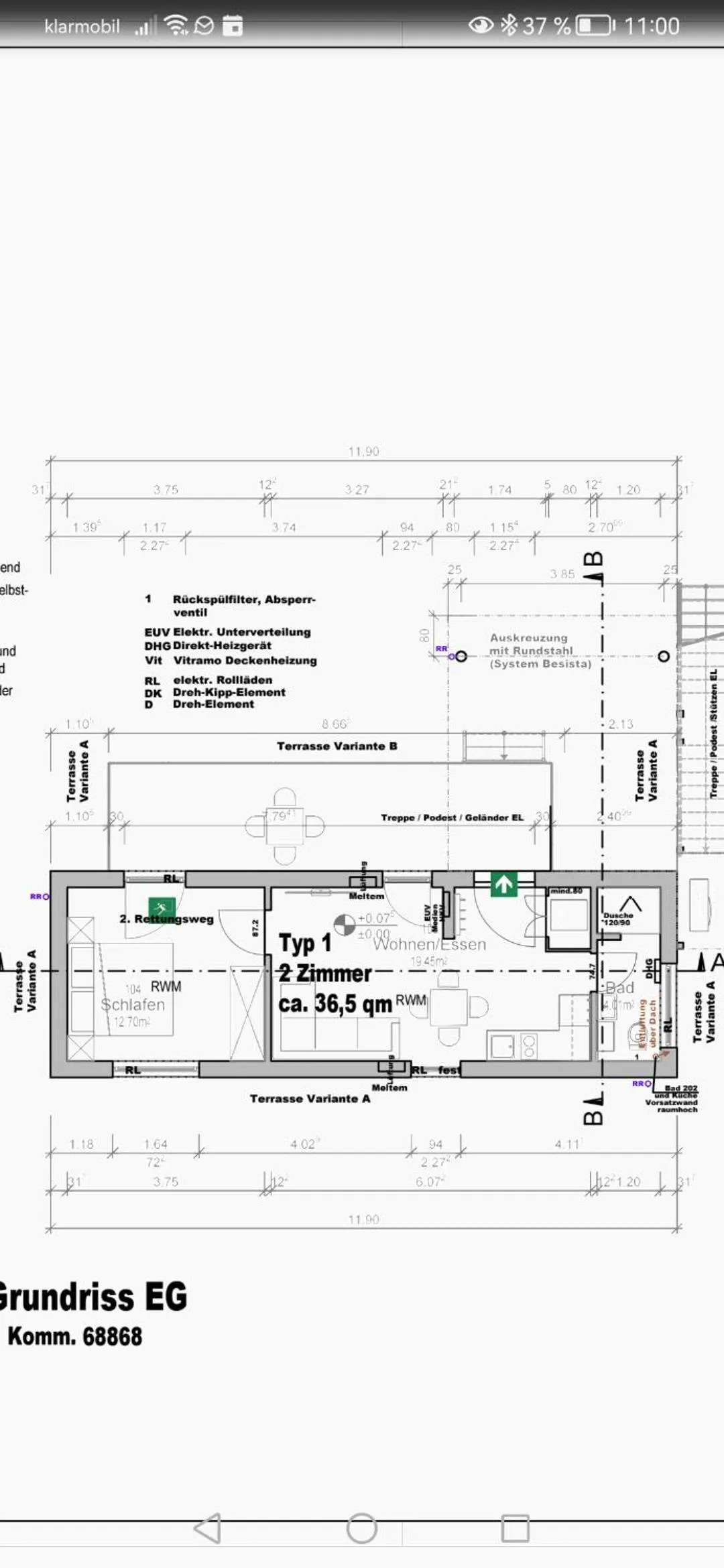 Floor plan in Haus Biederstaedt & LivJana