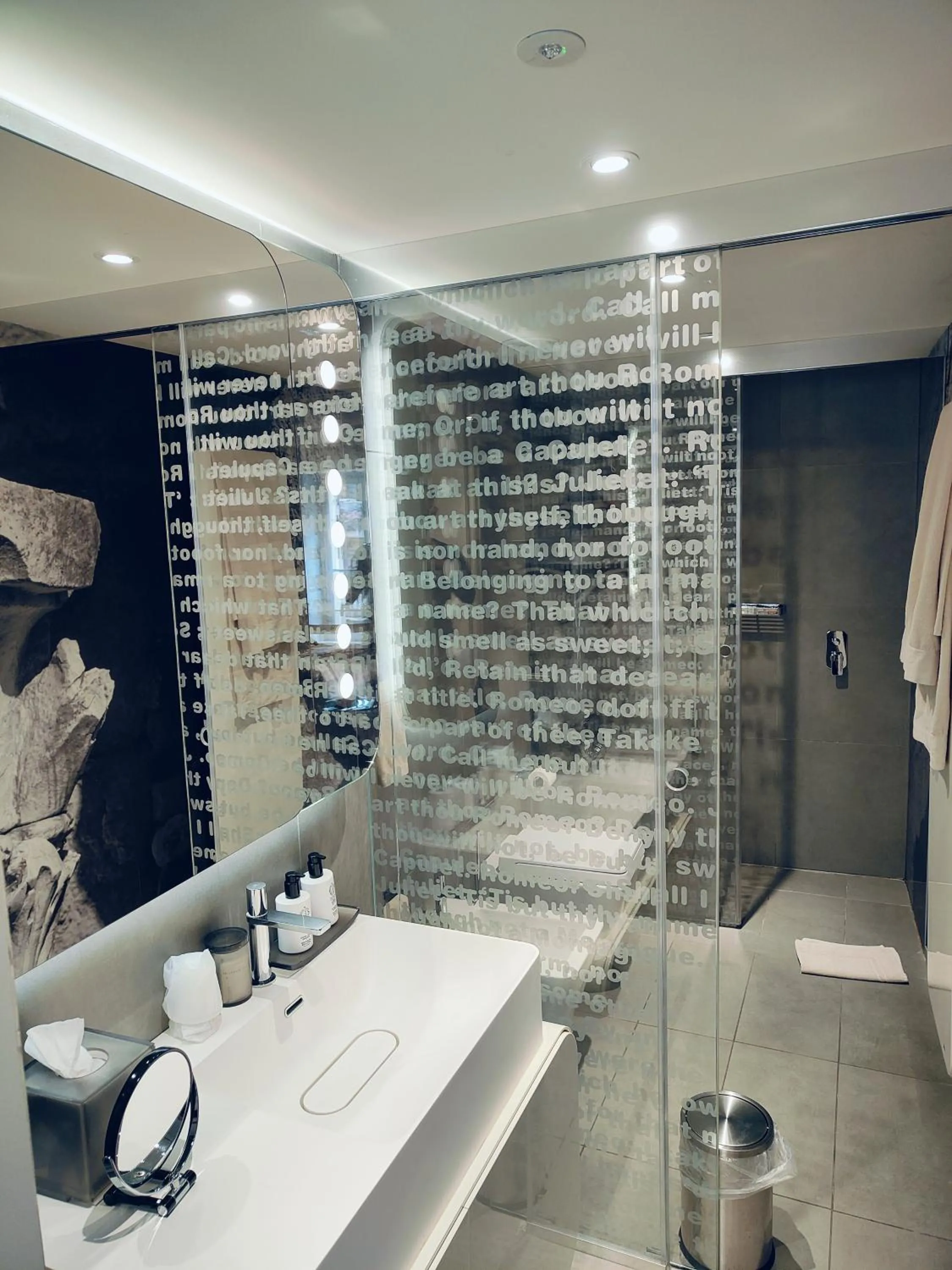 Shower in Lords of Verona Luxury Apartments