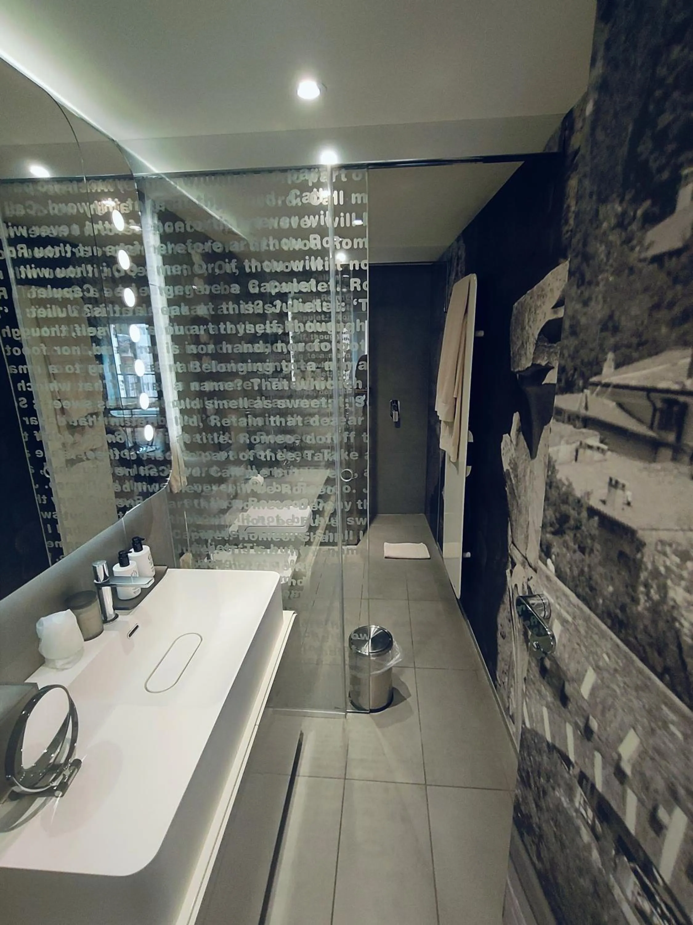 Shower in Lords of Verona Luxury Apartments