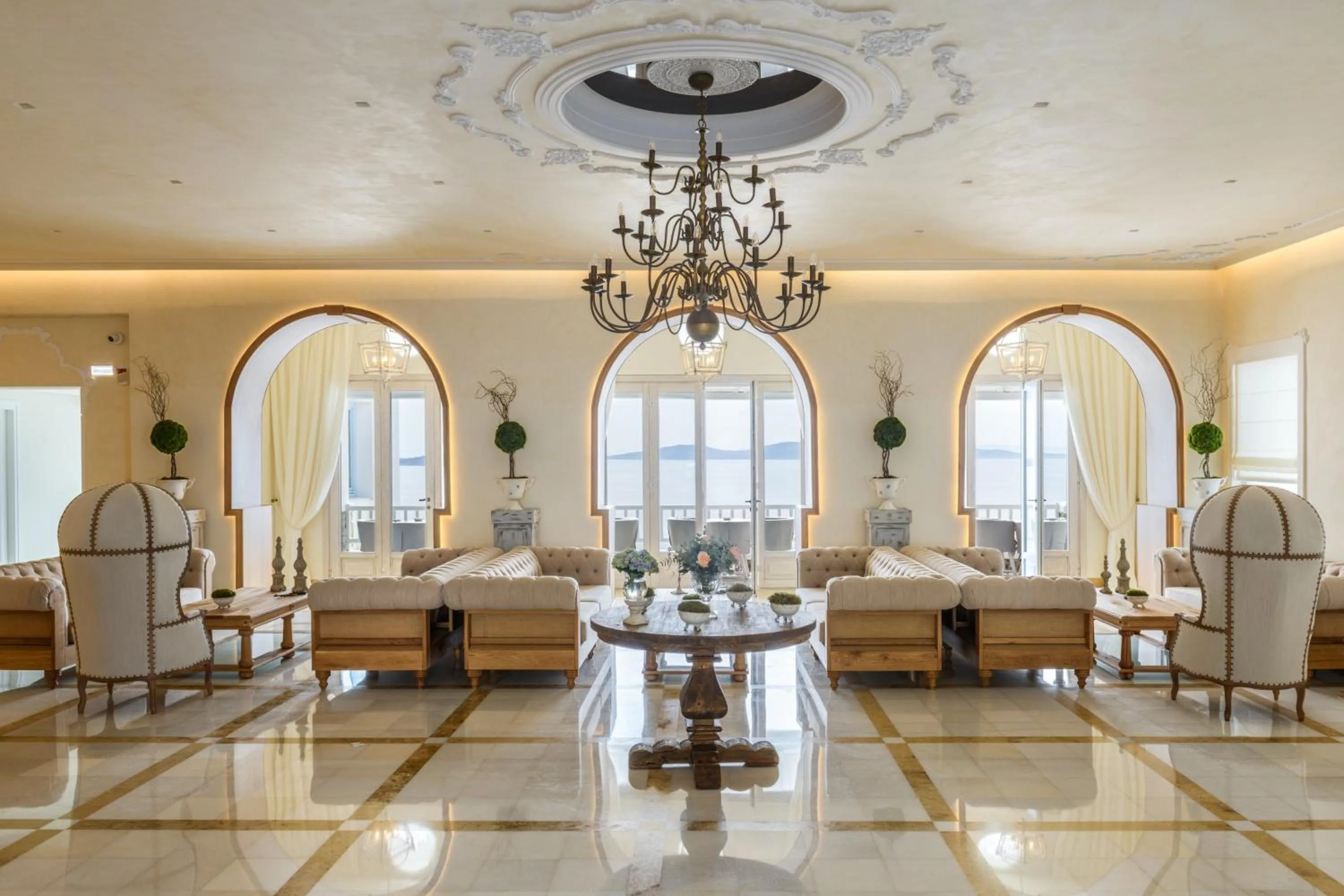 Living room in Saint John Hotel Villas & Spa