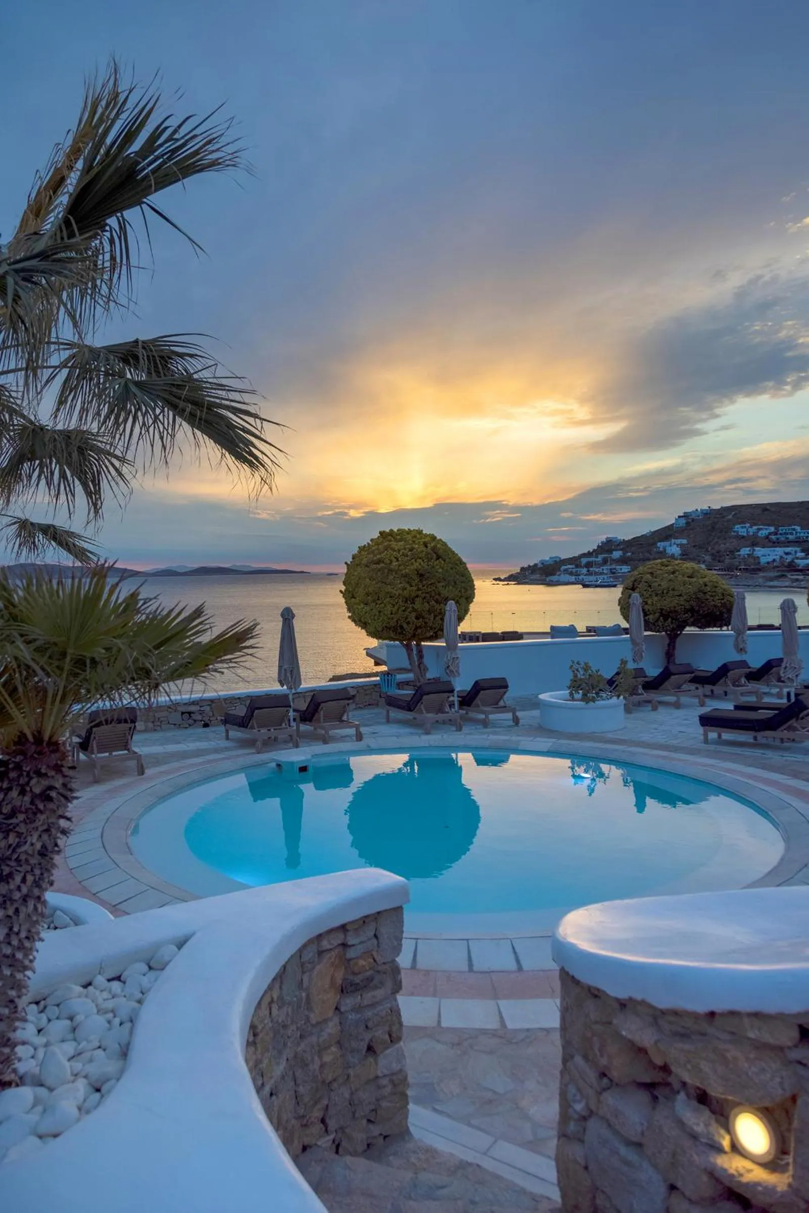 Pool view in Saint John Hotel Villas & Spa