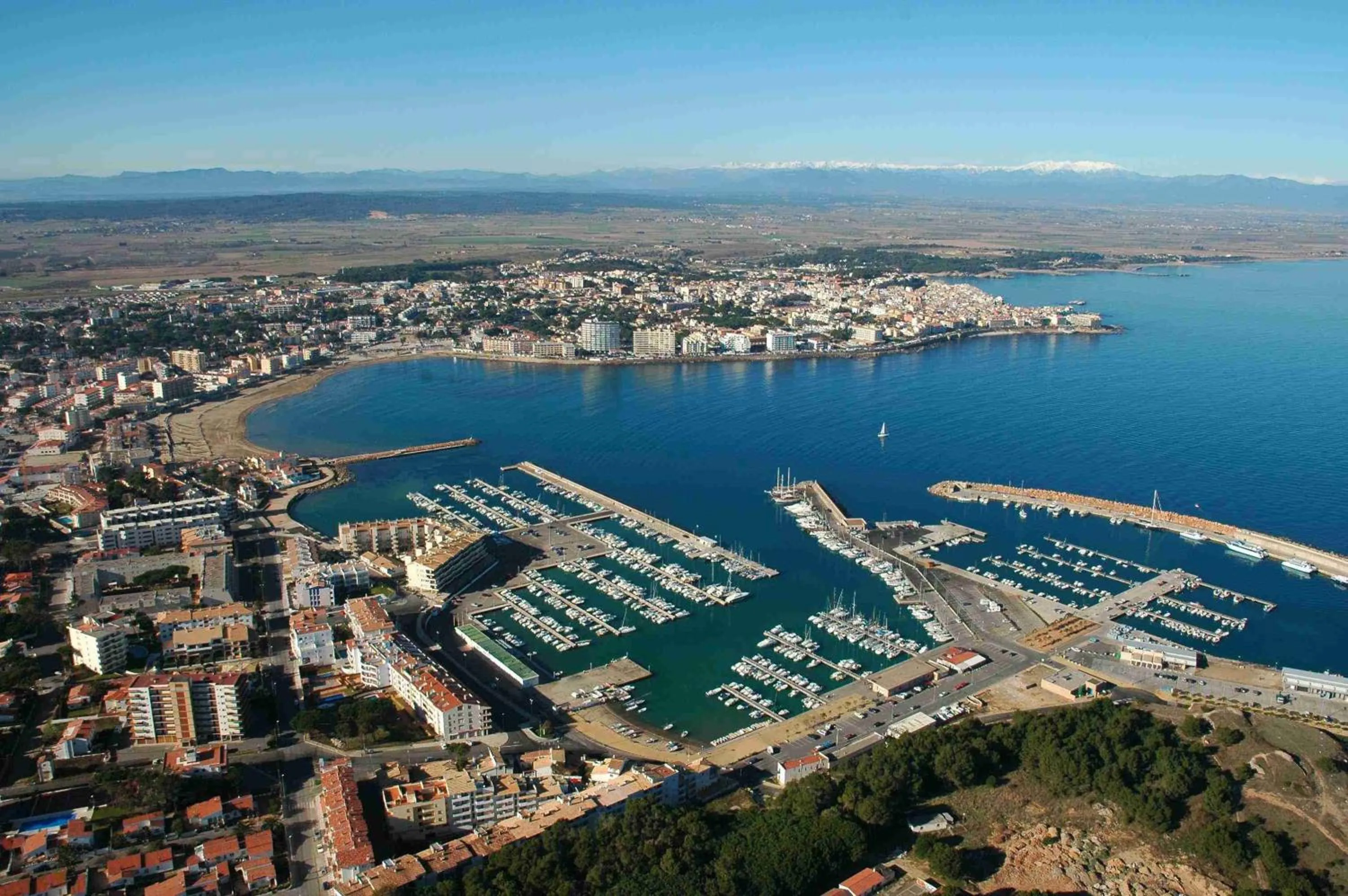 Bird's eye view in MAR BLAU L'ESCALA