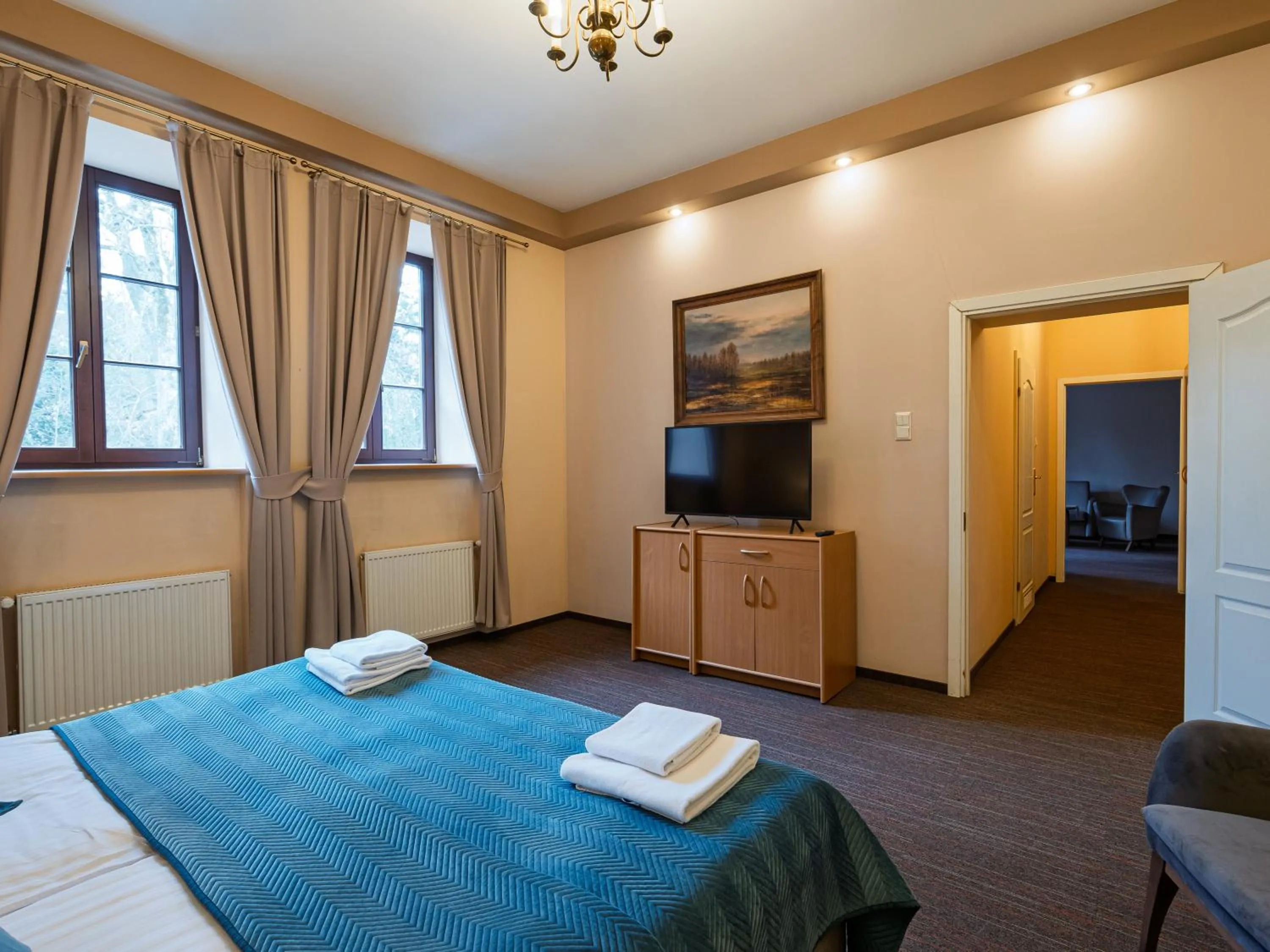 Photo of the whole room, Bed in Zamek w Krasiczynie