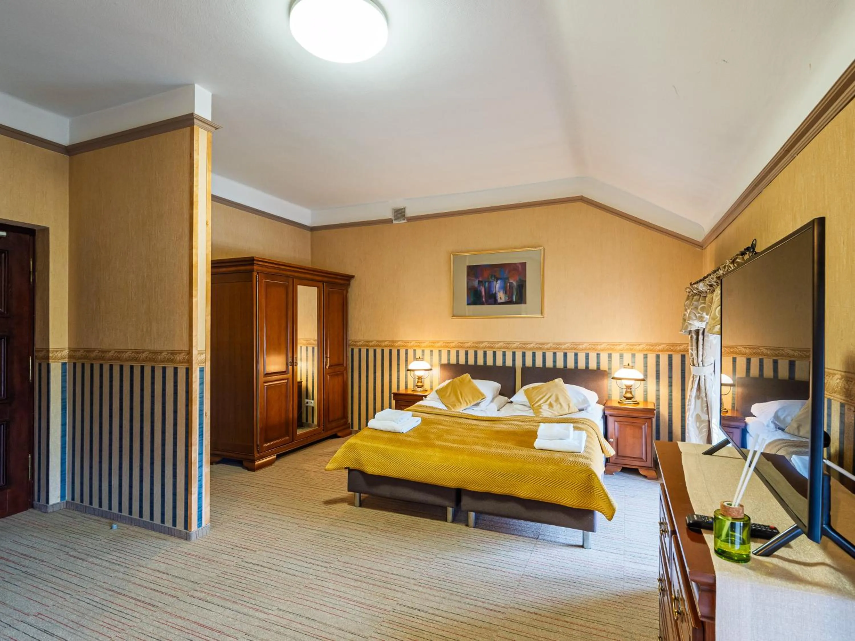 Photo of the whole room, Bed in Zamek w Krasiczynie