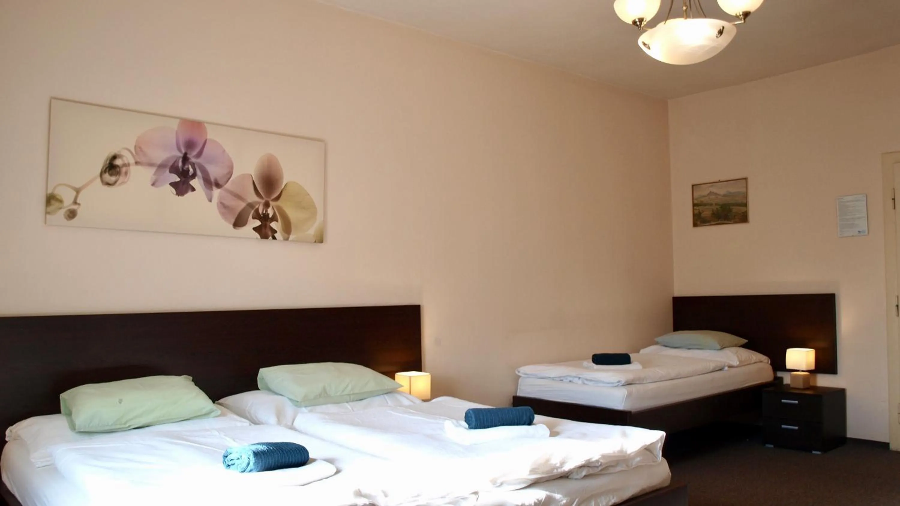 Photo of the whole room, Bed in Pension Village