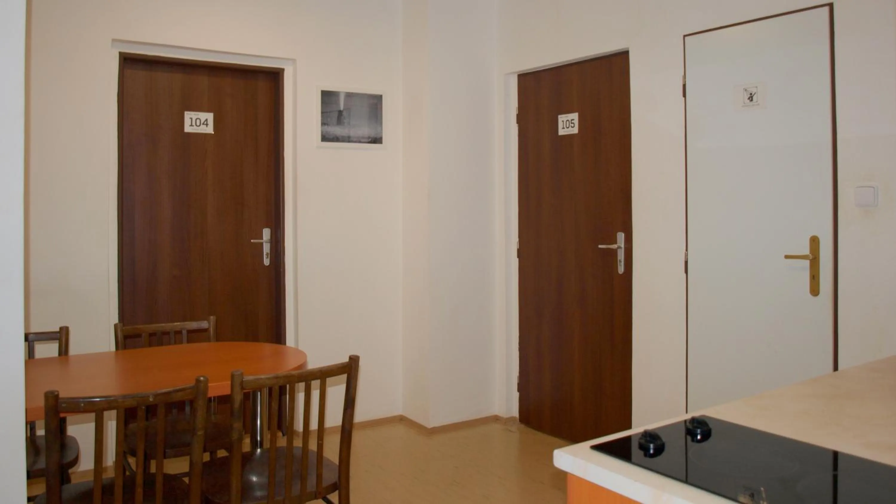 Kitchen or kitchenette in Pension Village