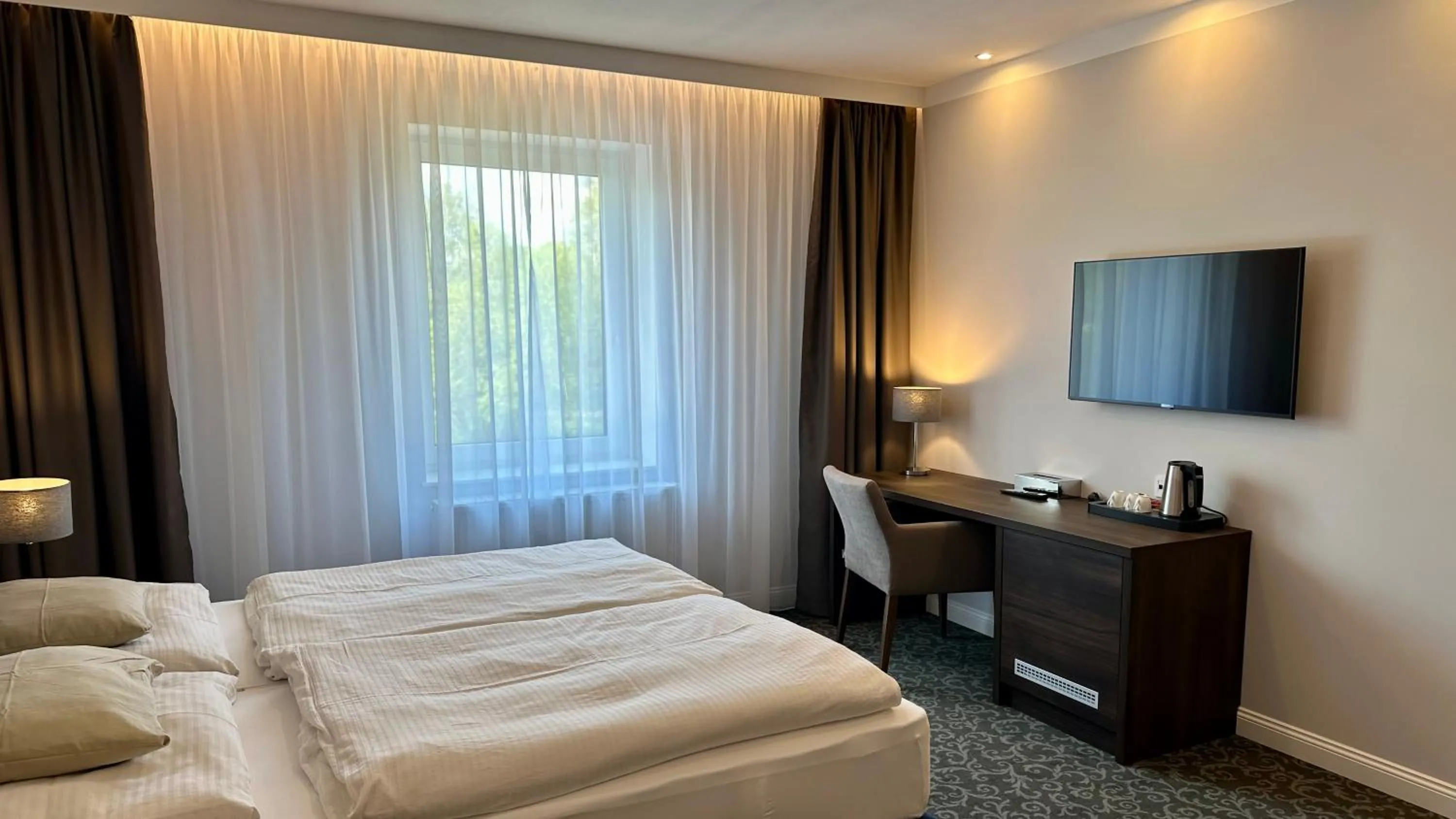 Bedroom, Bed in Pension Village