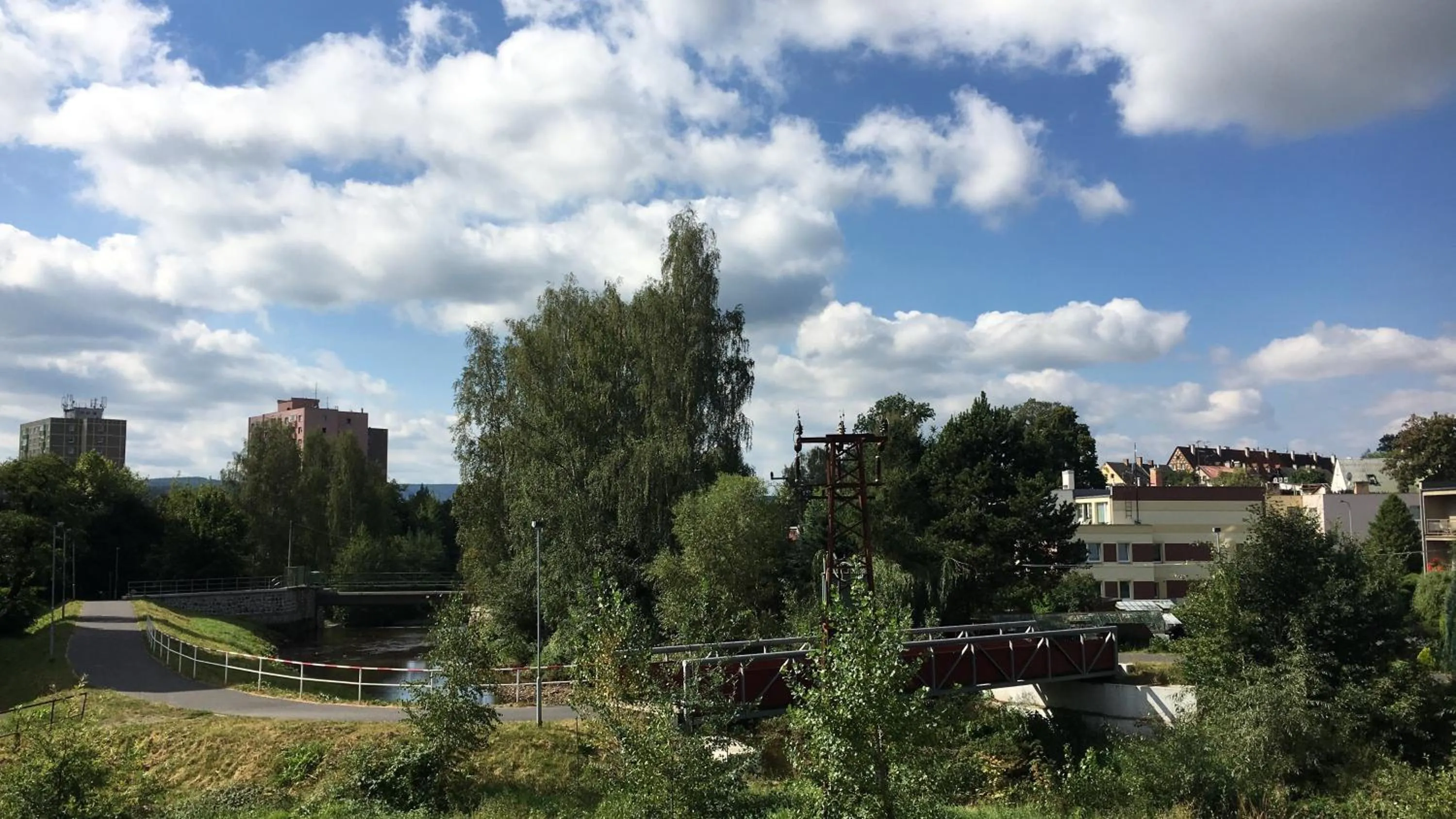 Garden view in Pension Village