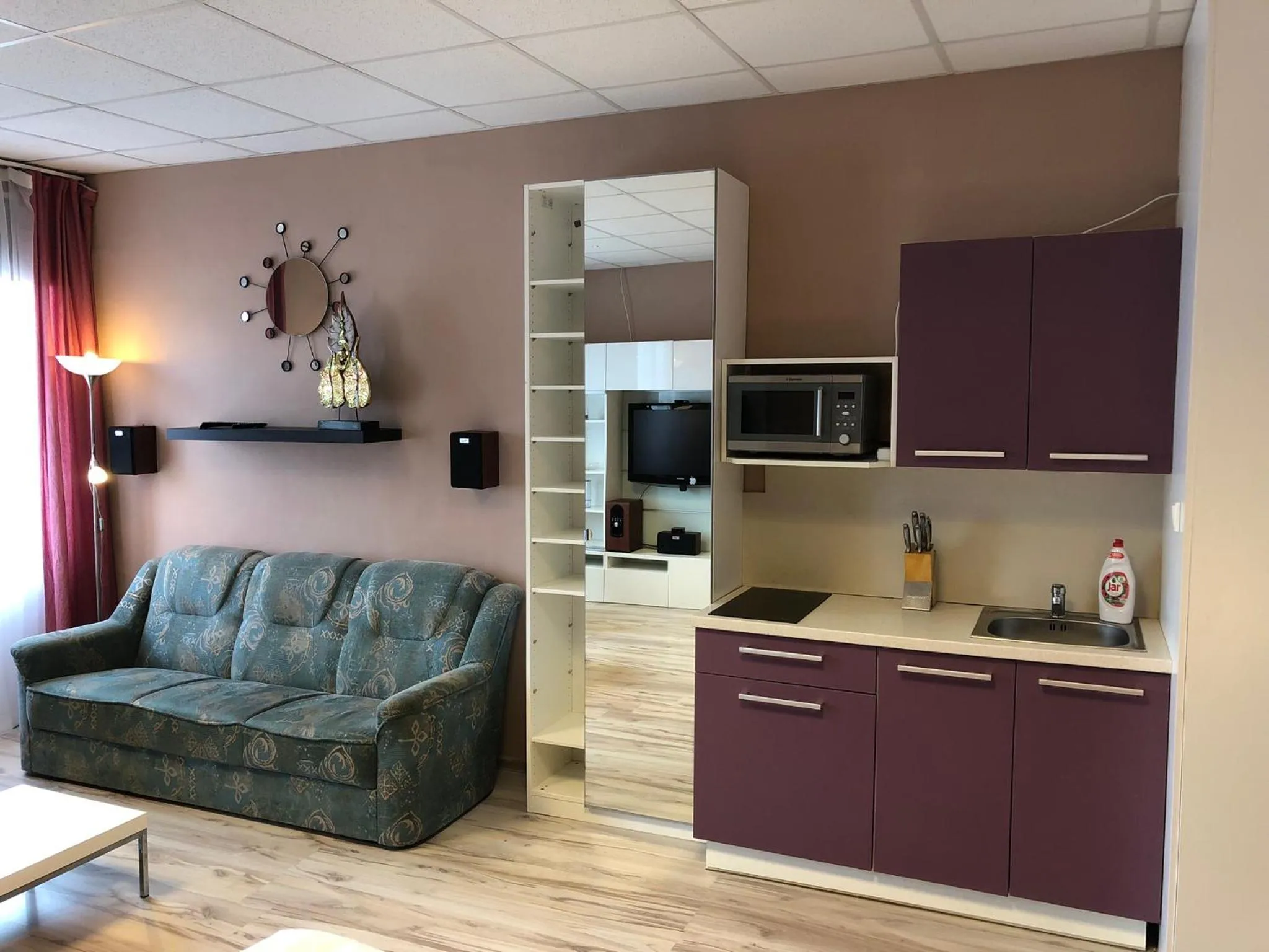 Kitchen or kitchenette in Pension Village