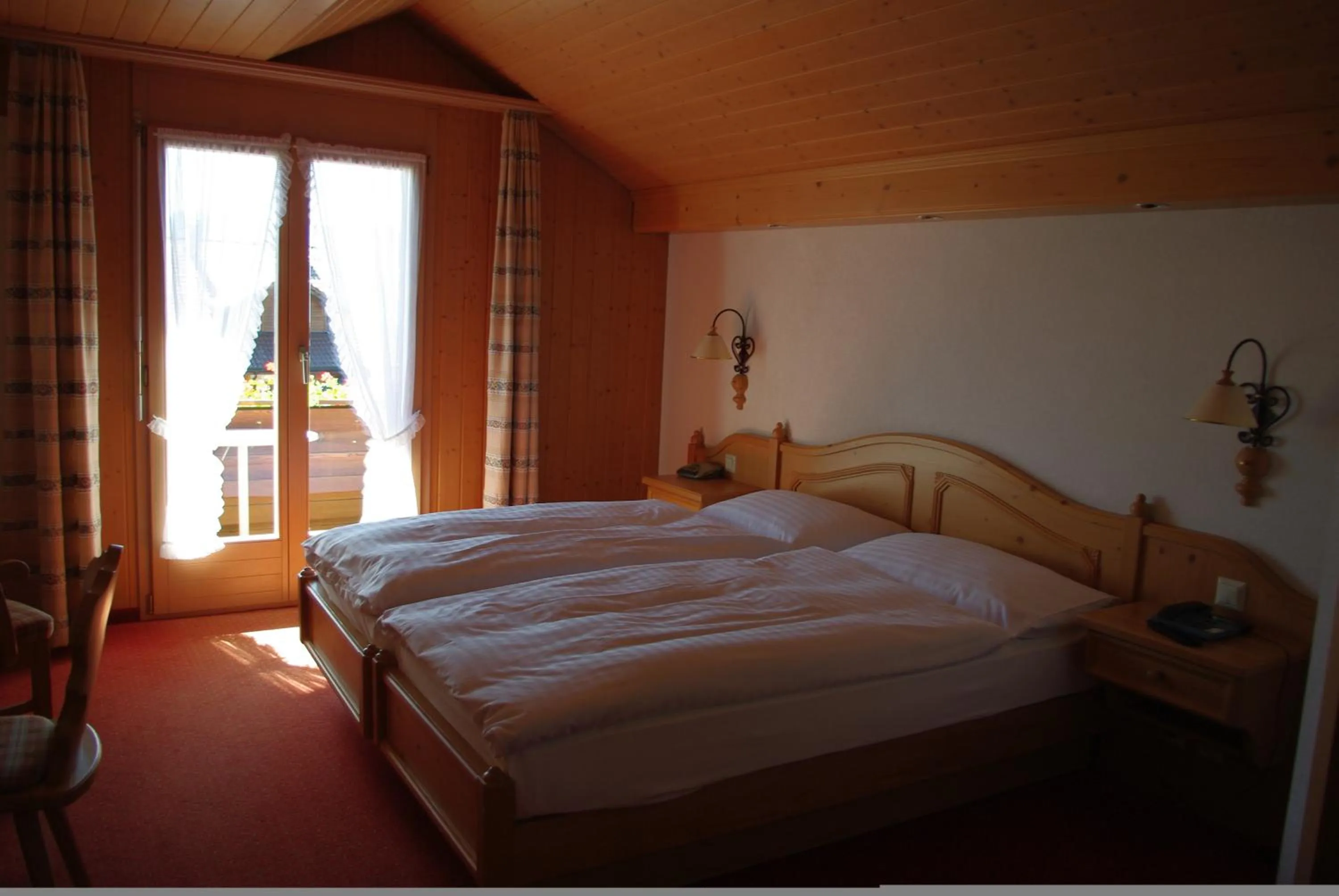 Bedroom, Bed in Hotel Adler