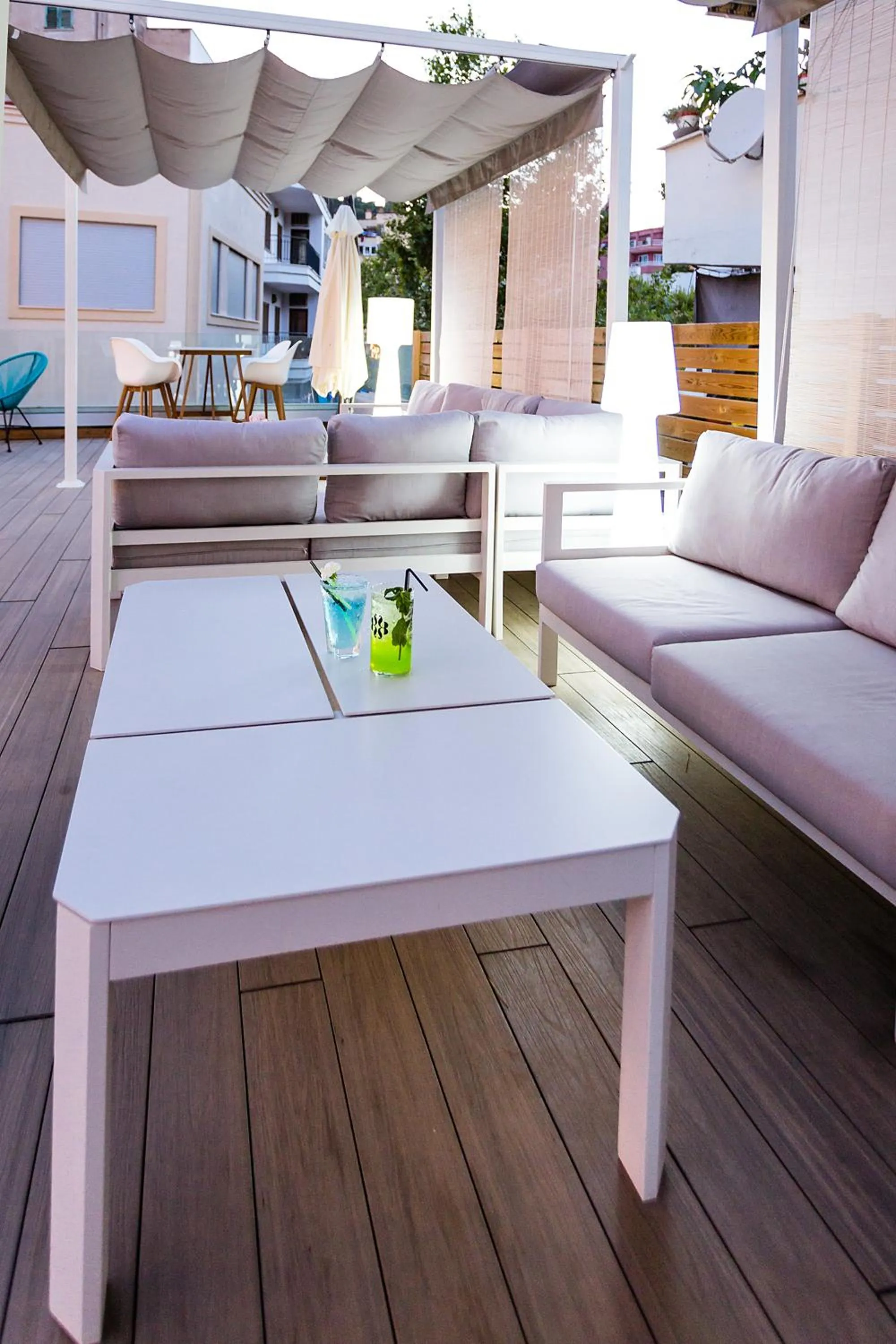 Balcony/Terrace in We Hostel Palma - Albergue