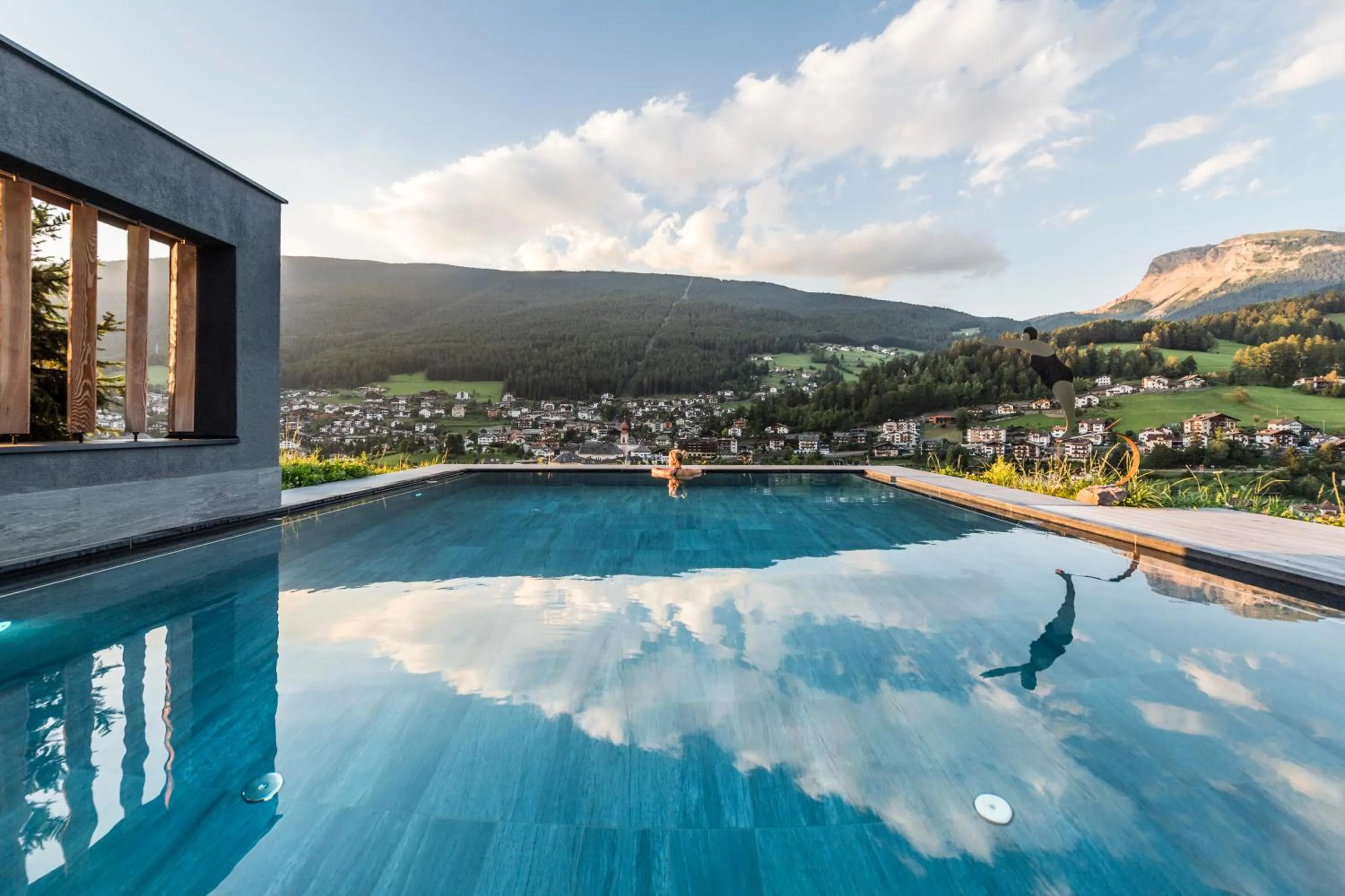 Pool view in Rainell Dolomites Retreat