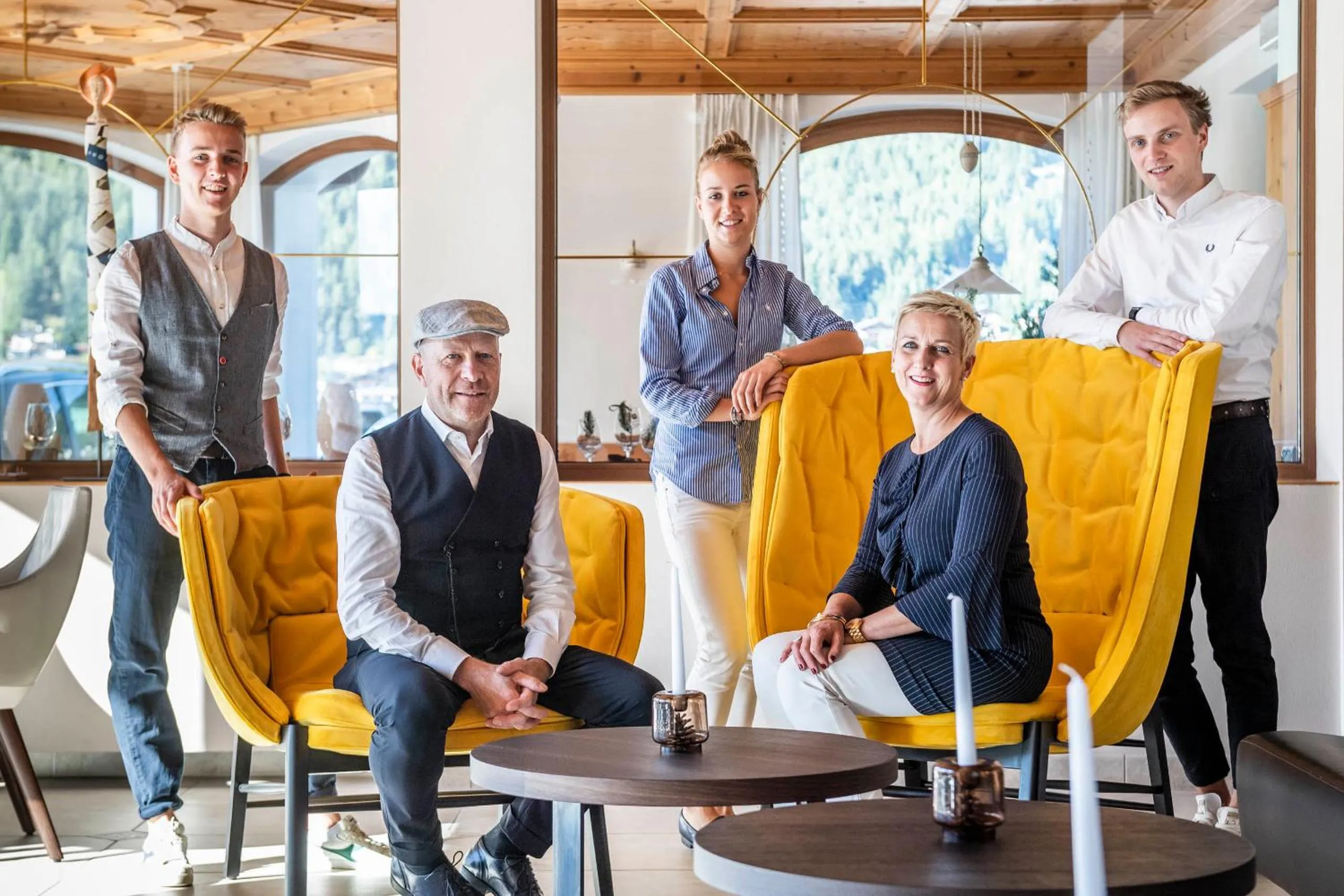 Family in Rainell Dolomites Retreat