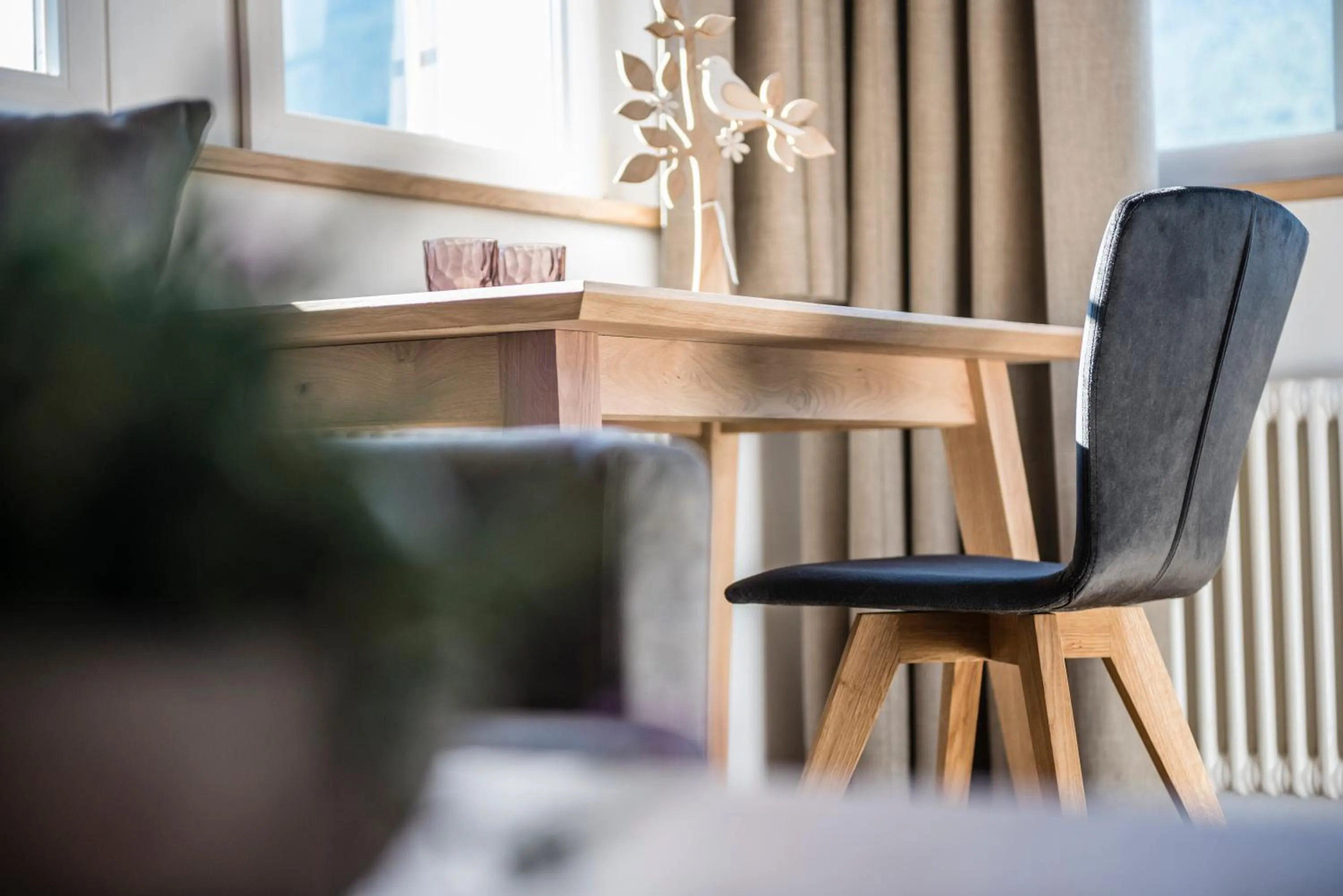 Decorative detail in Rainell Dolomites Retreat