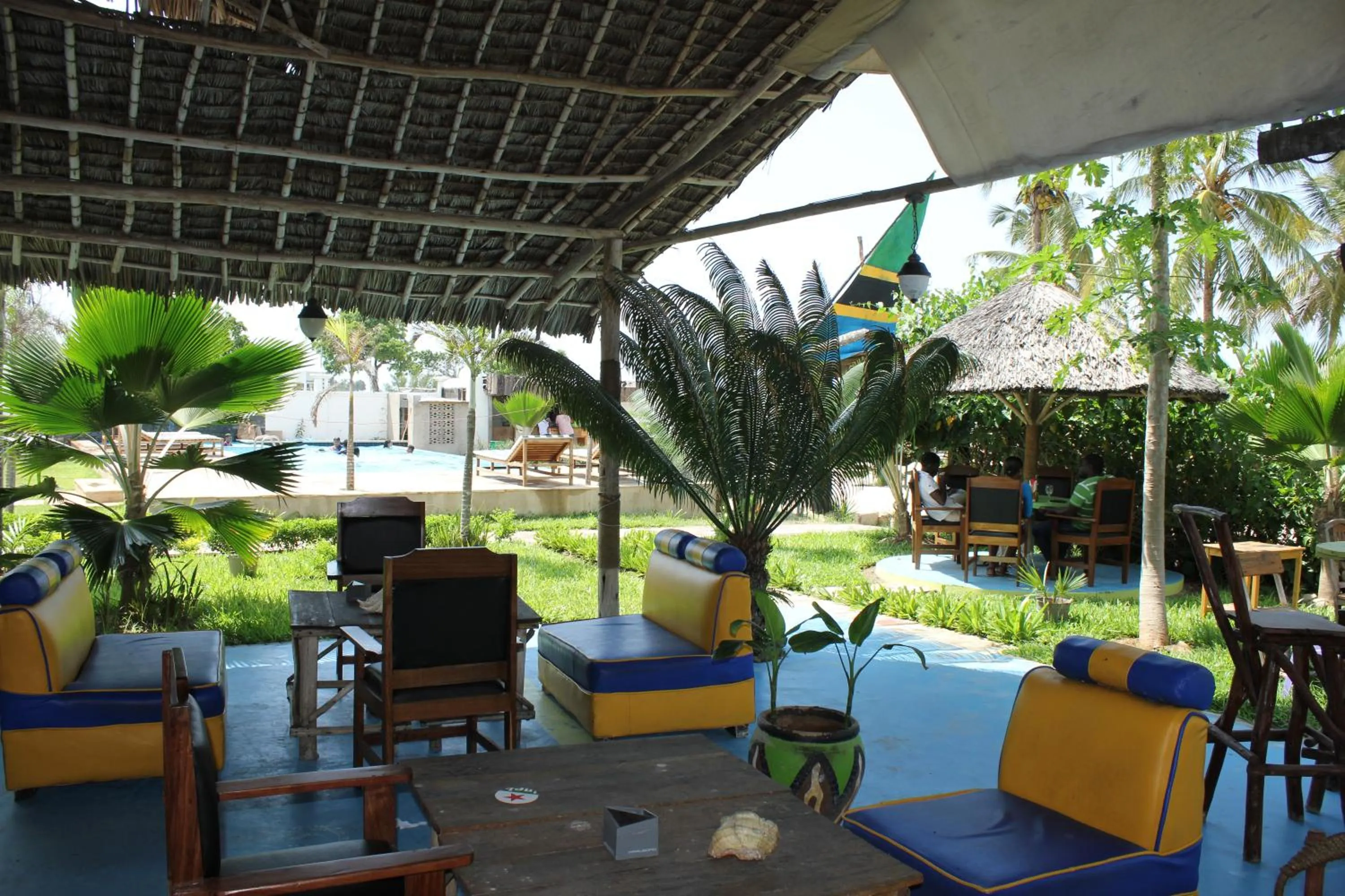 Patio in Villa Dahl Beach Resort