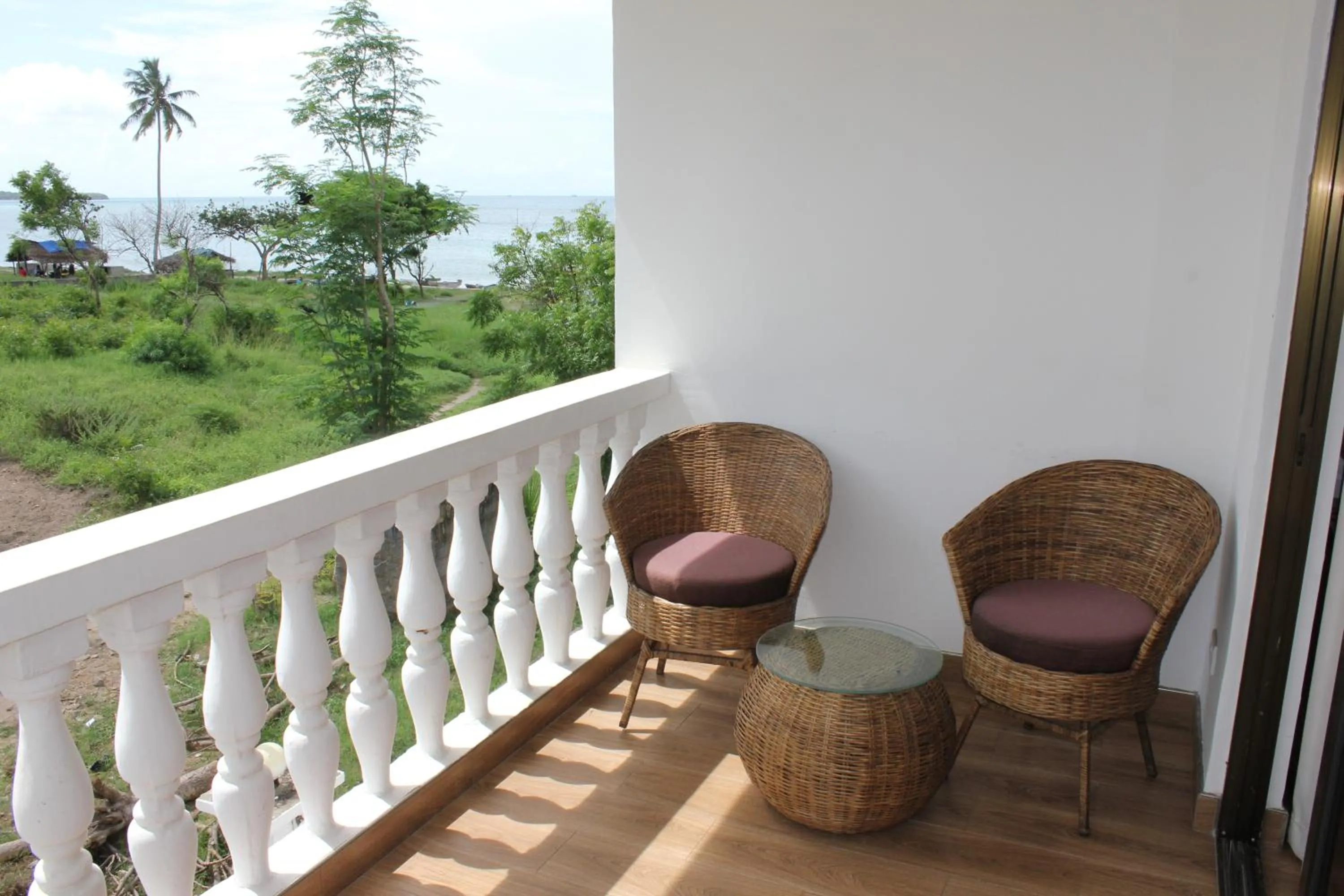 Patio in Villa Dahl Beach Resort