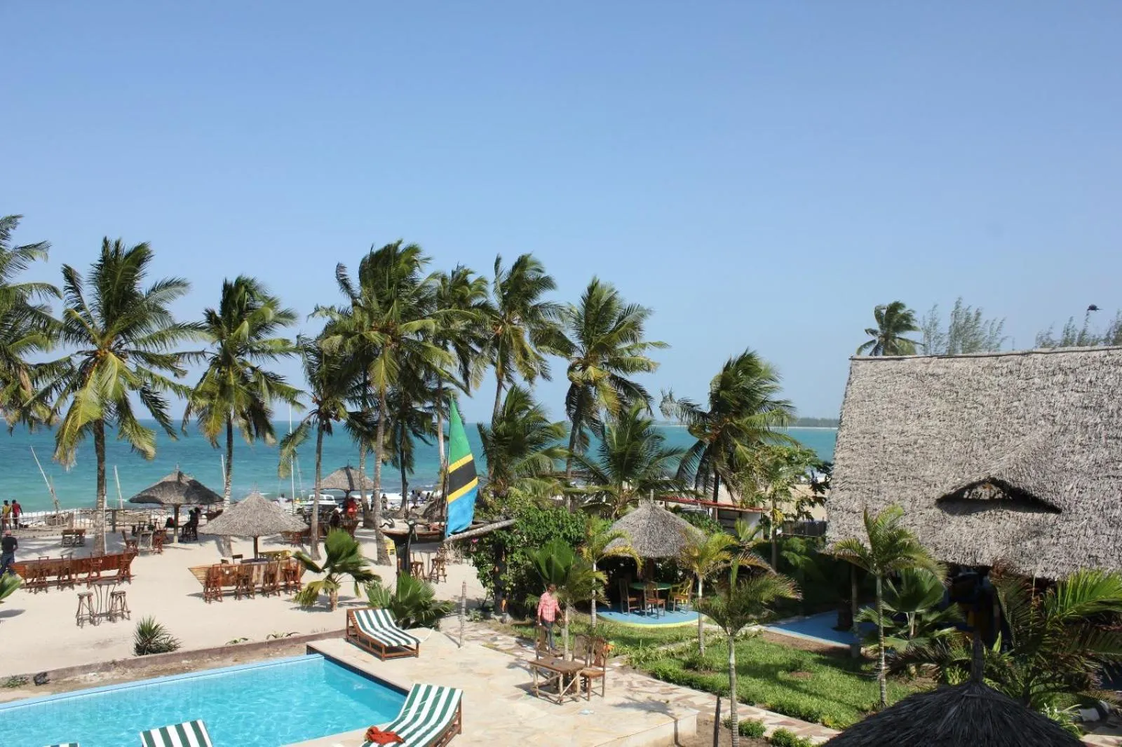 Pool view in Villa Dahl Beach Resort