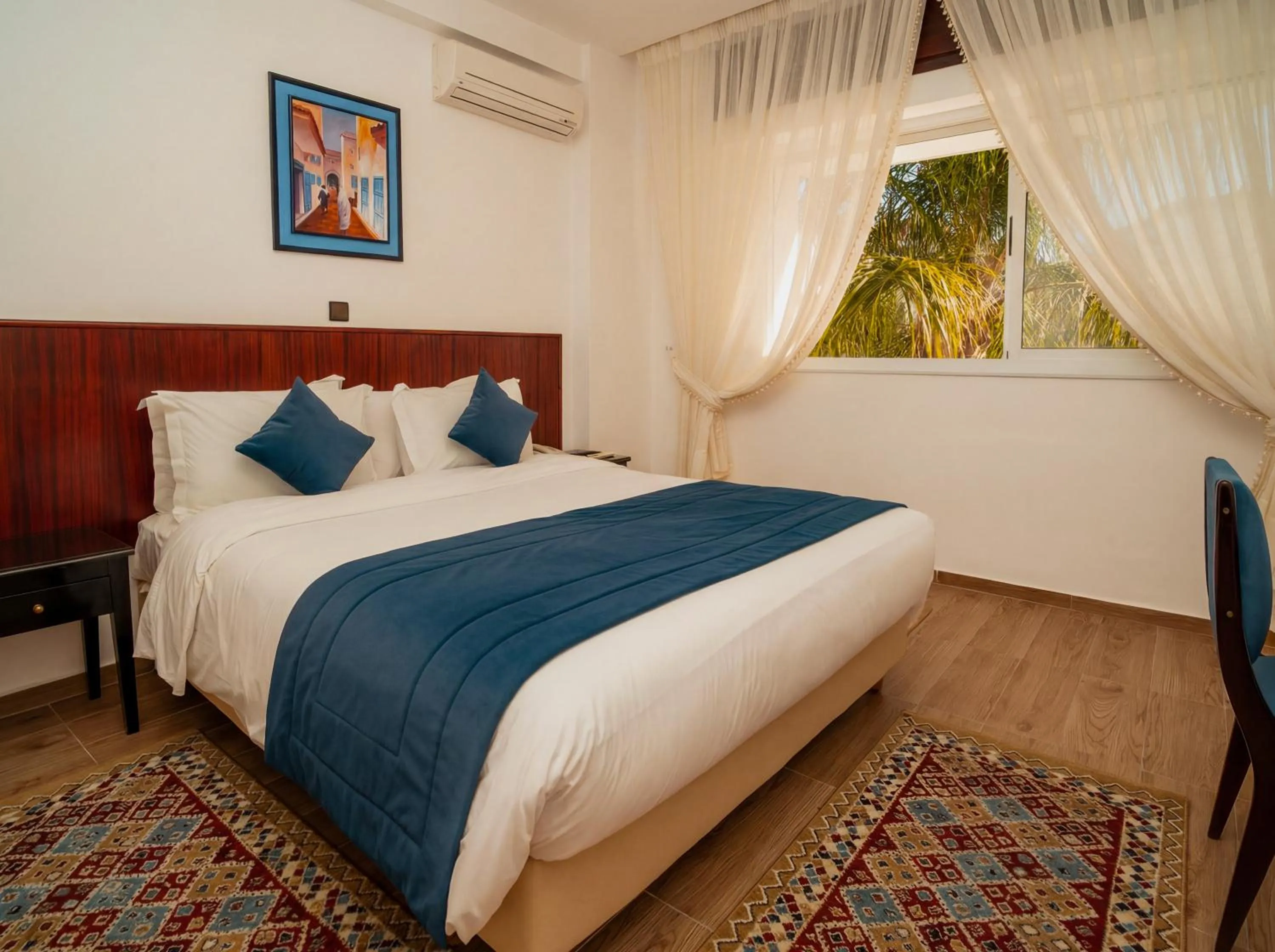 Bed in Hotel Chellah