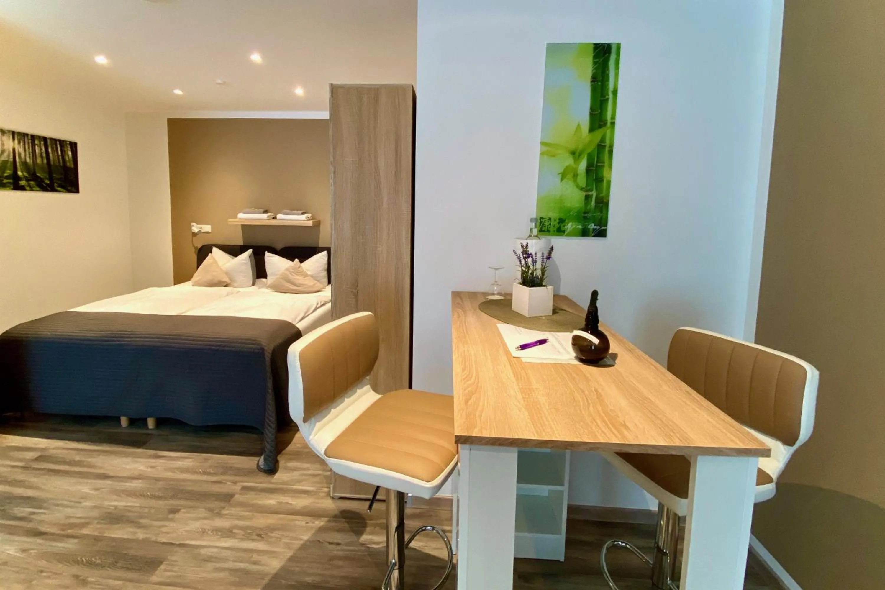 Bed in Wilsmann Apartmentvermietung