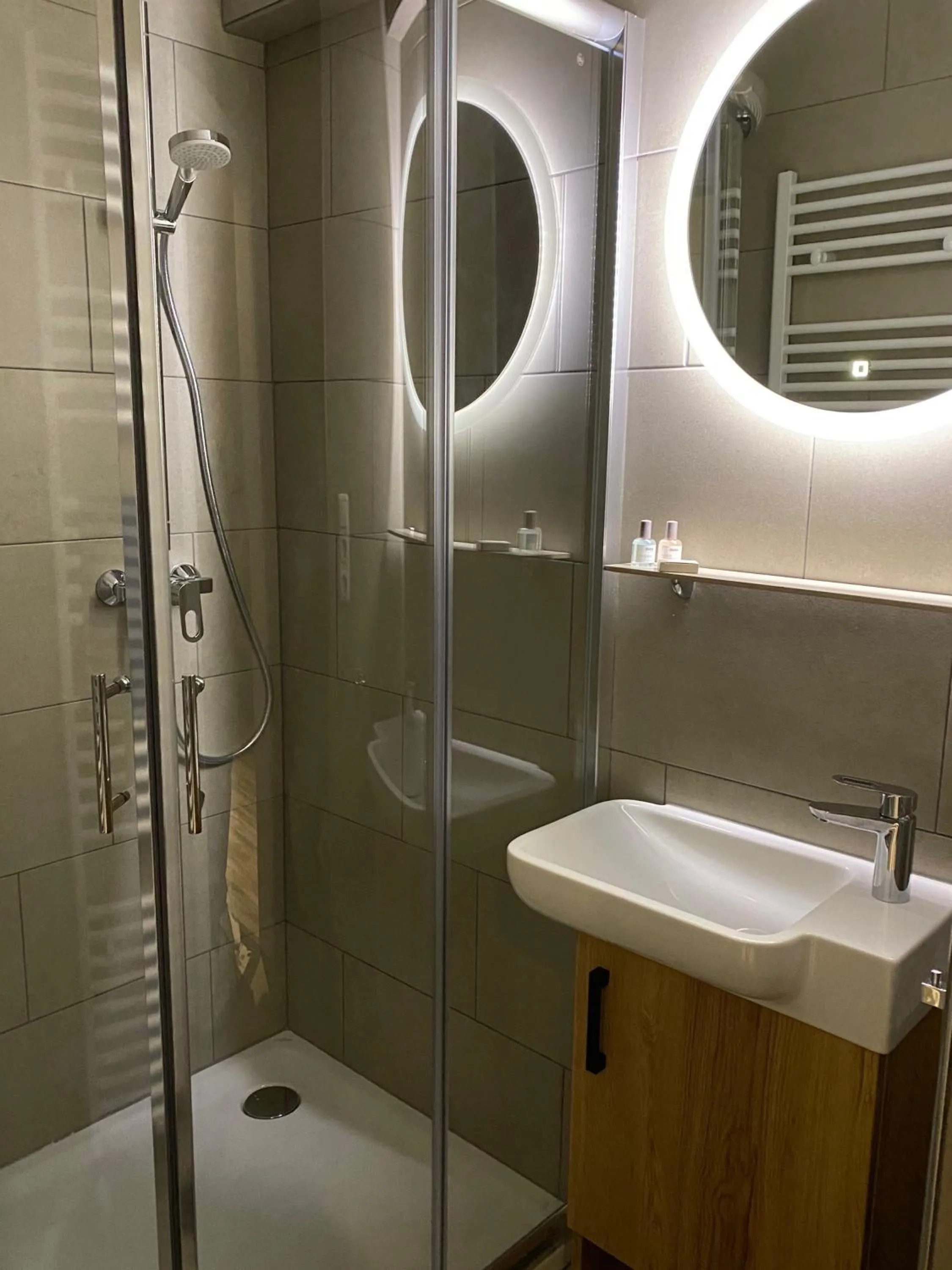 Shower in Wilsmann Apartmentvermietung