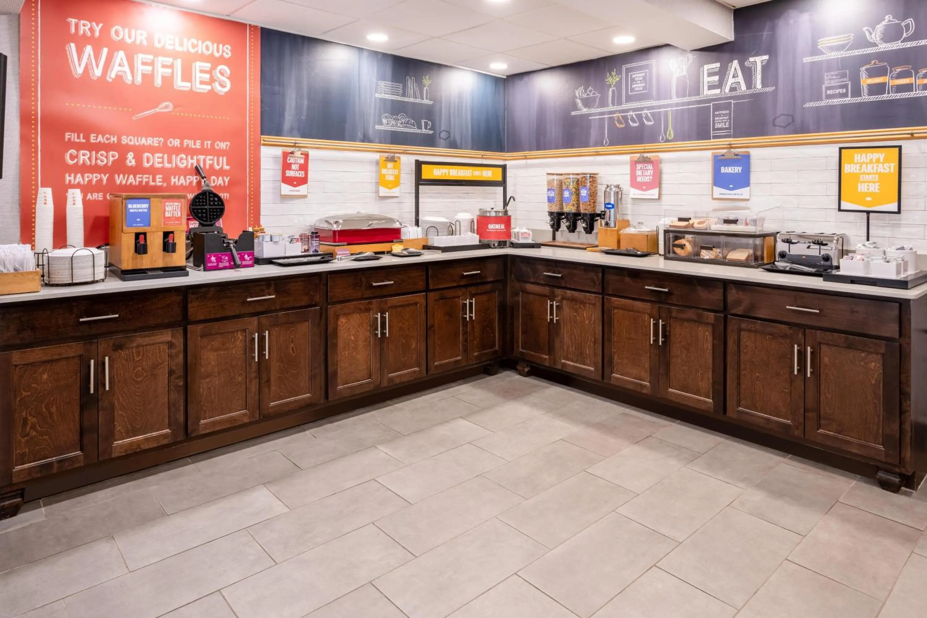 Breakfast in Hampton Inn Commerce