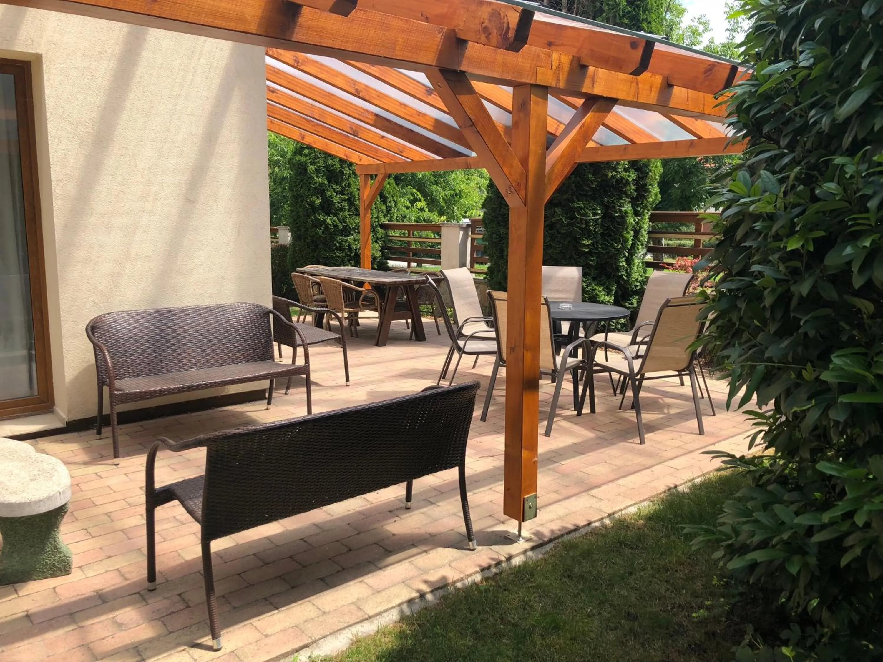 Balcony/Terrace in Jade Hotel-Ezüsthíd Hotel