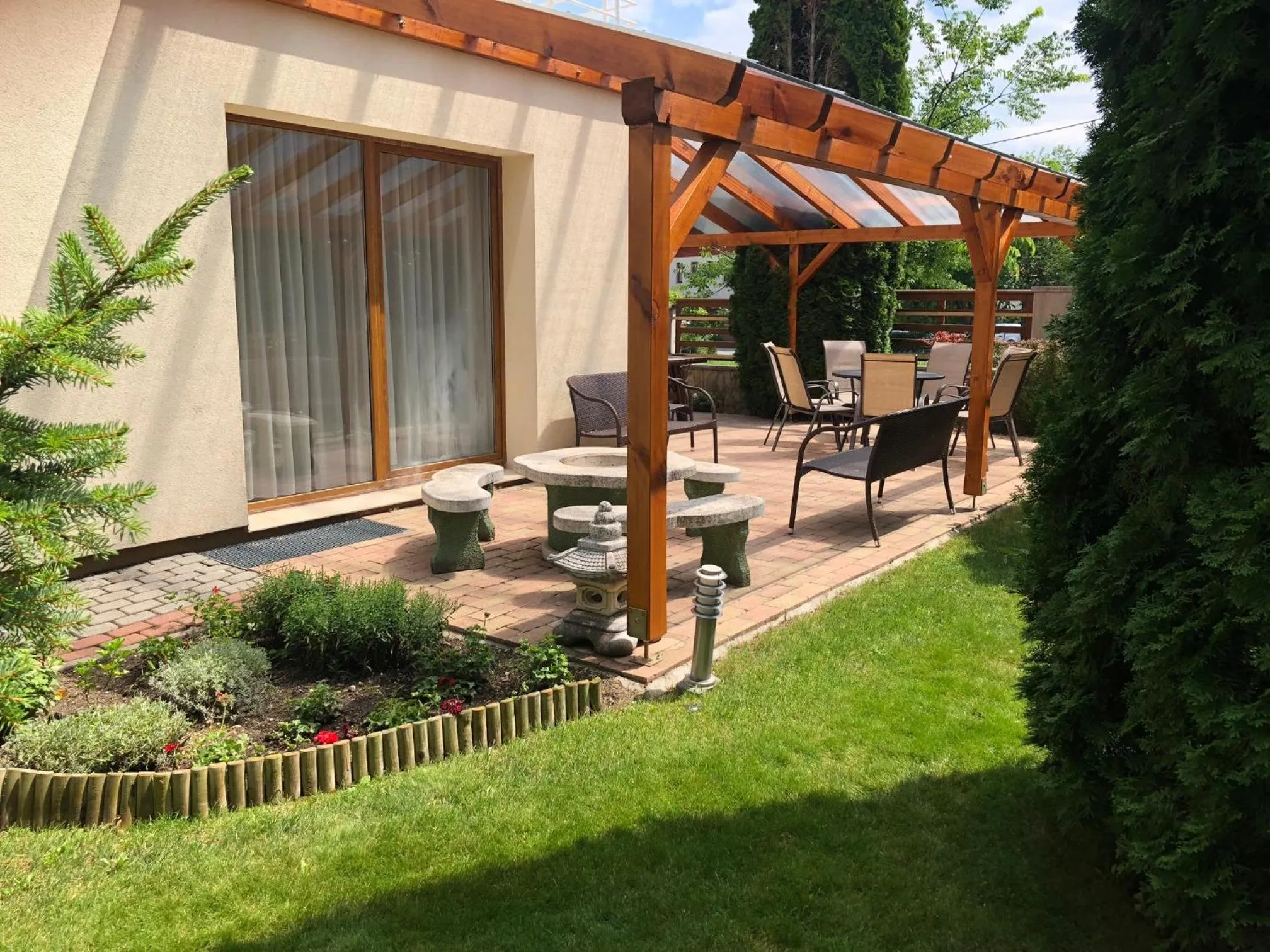 Balcony/Terrace in Jade Hotel-Ezüsthíd Hotel