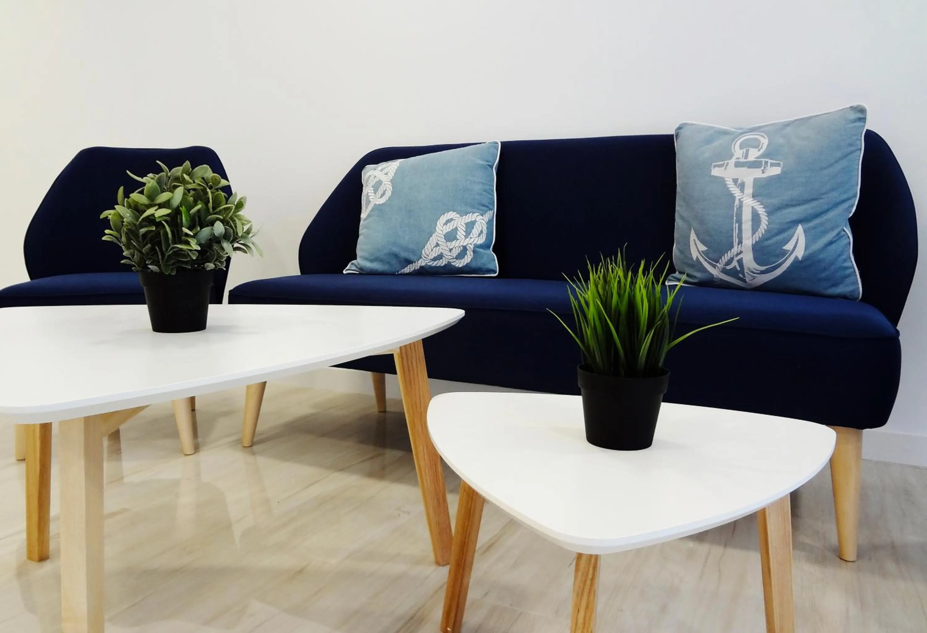 Lobby or reception in Hostal Porto Mar