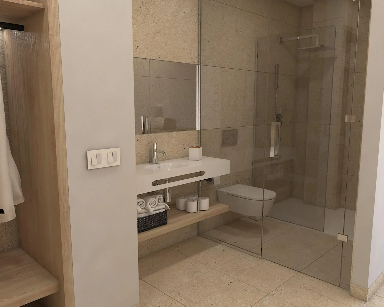 Bathroom in Hotel Anibal - AB Group