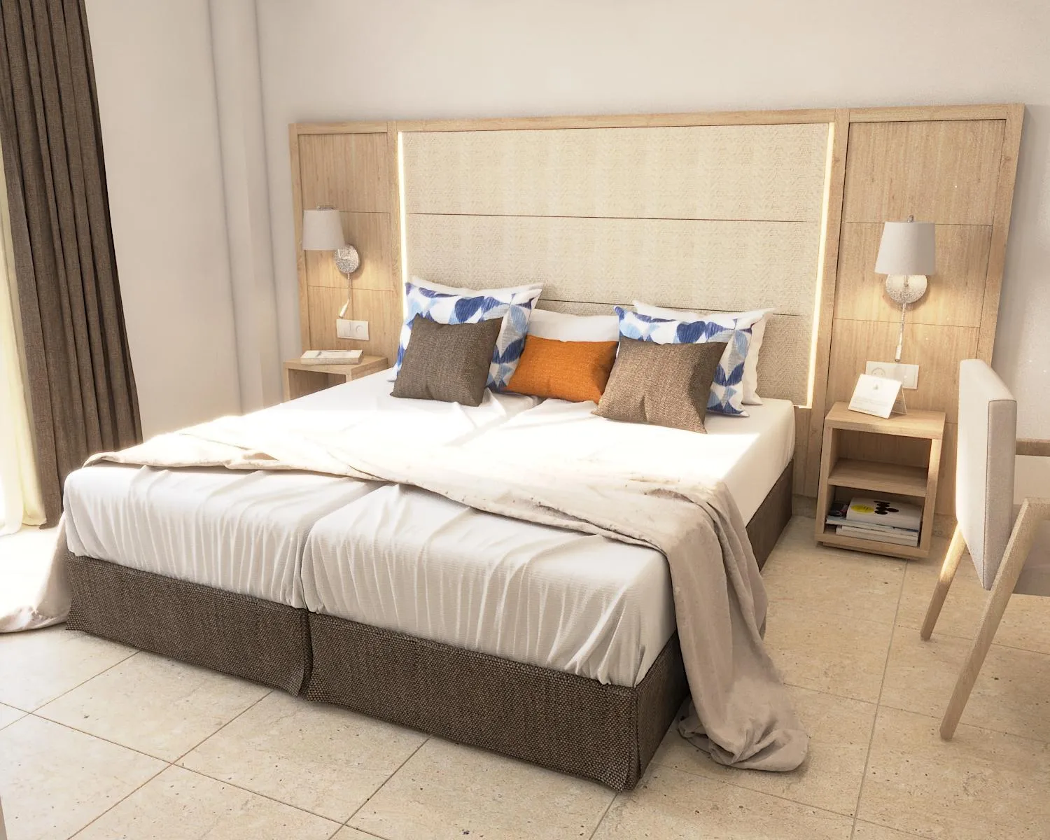 Bed in Hotel Anibal - AB Group