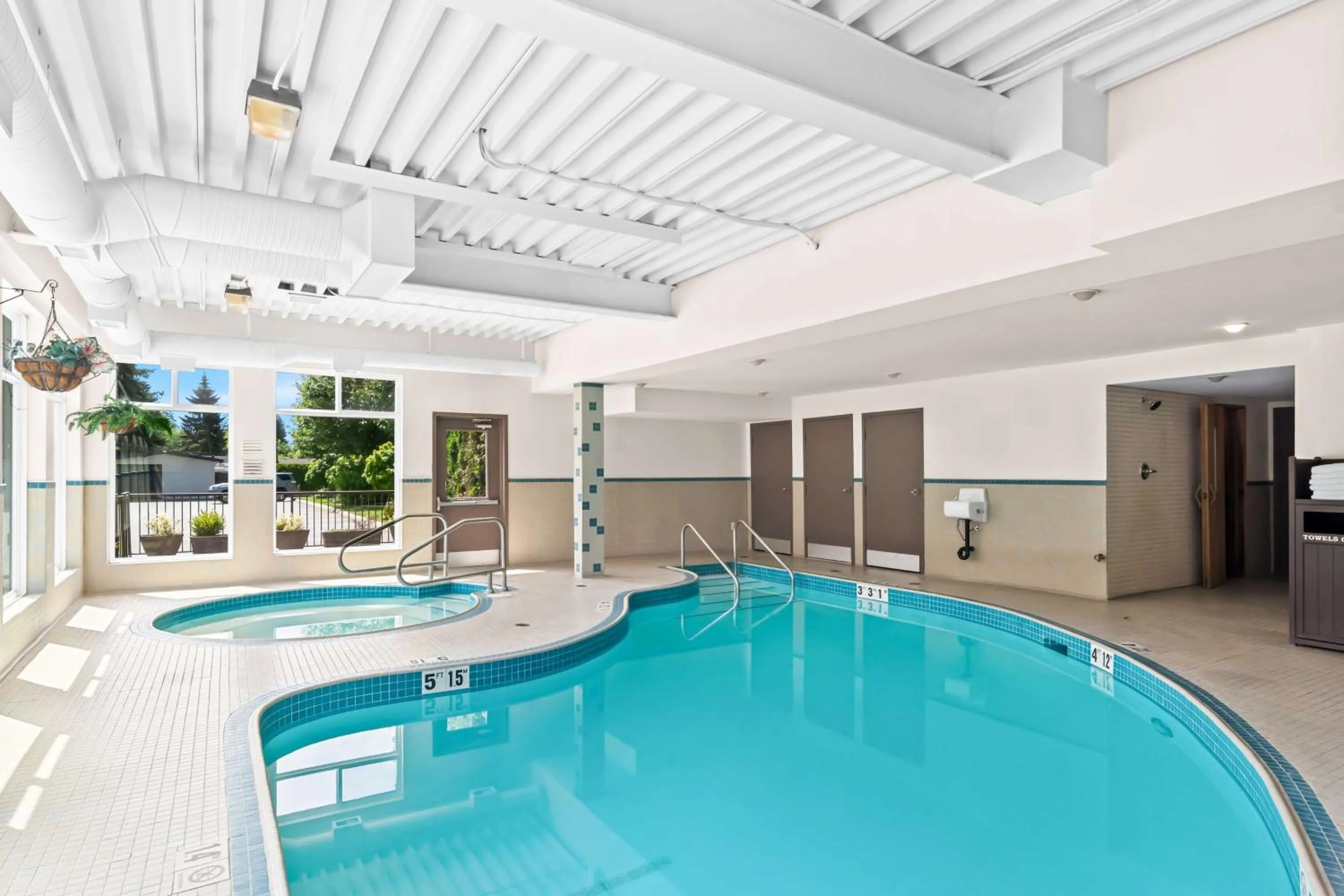 Pool view in Best Western Maple Ridge