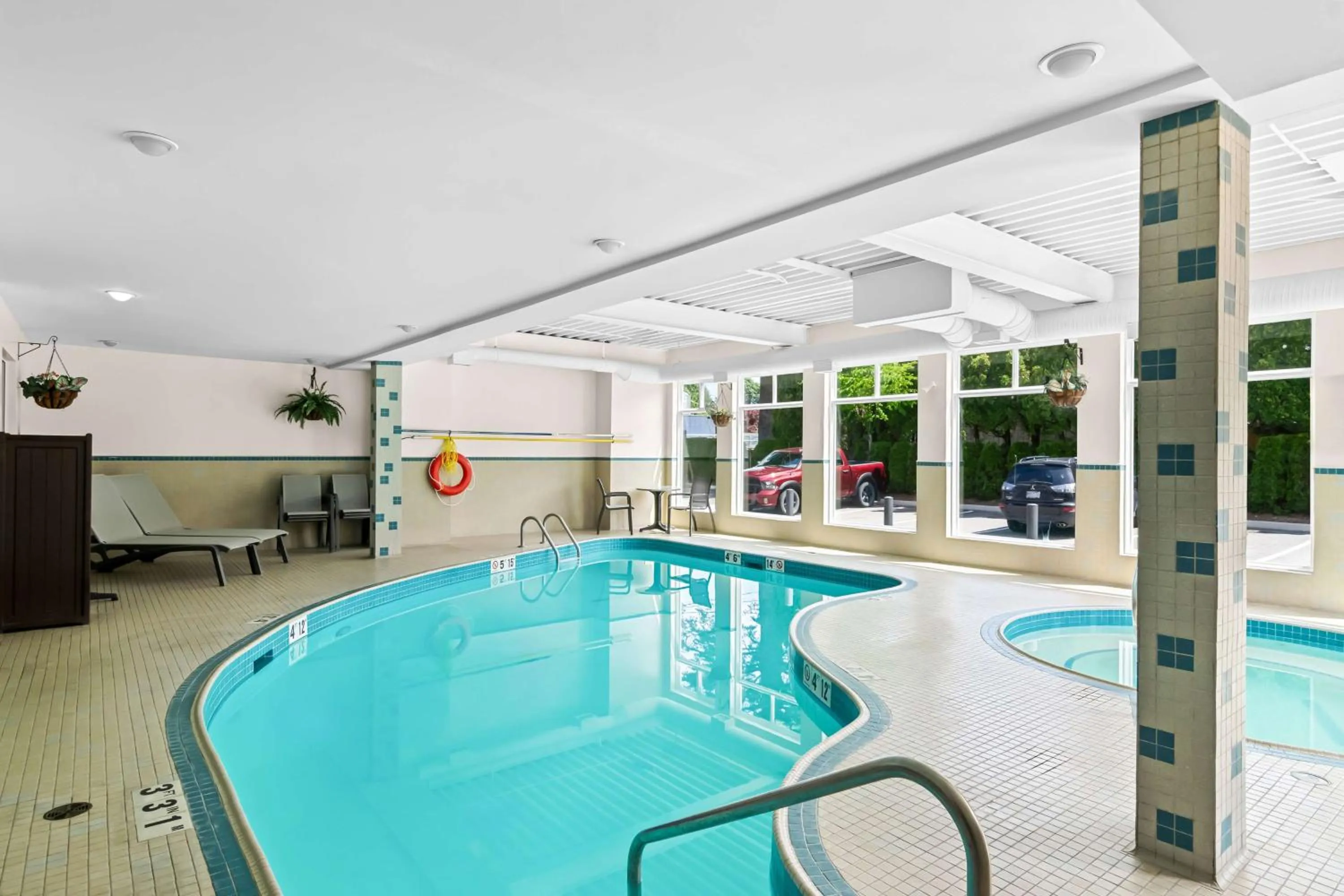 Pool view in Best Western Maple Ridge