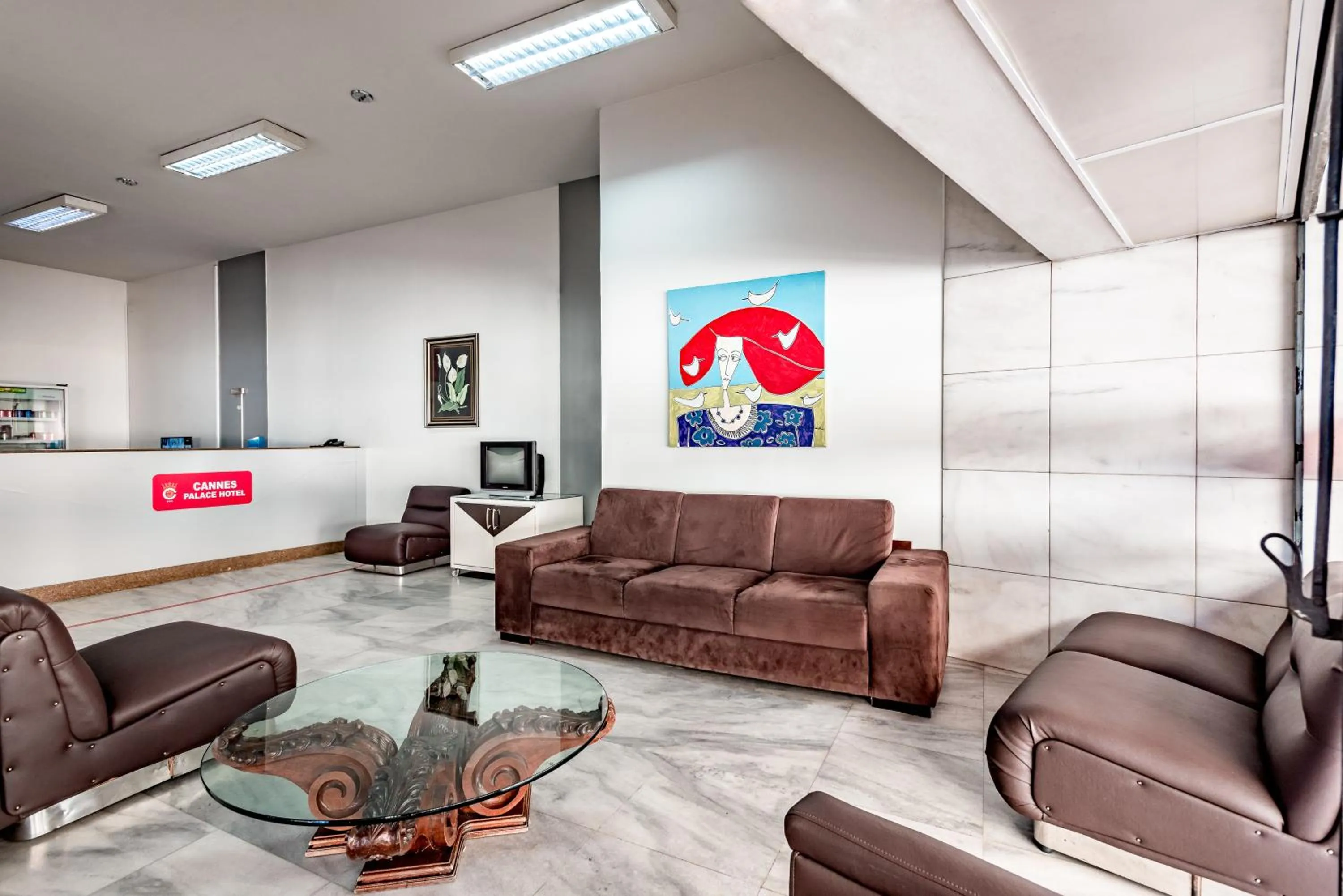 Lobby or reception in Cannes Palace Hotel