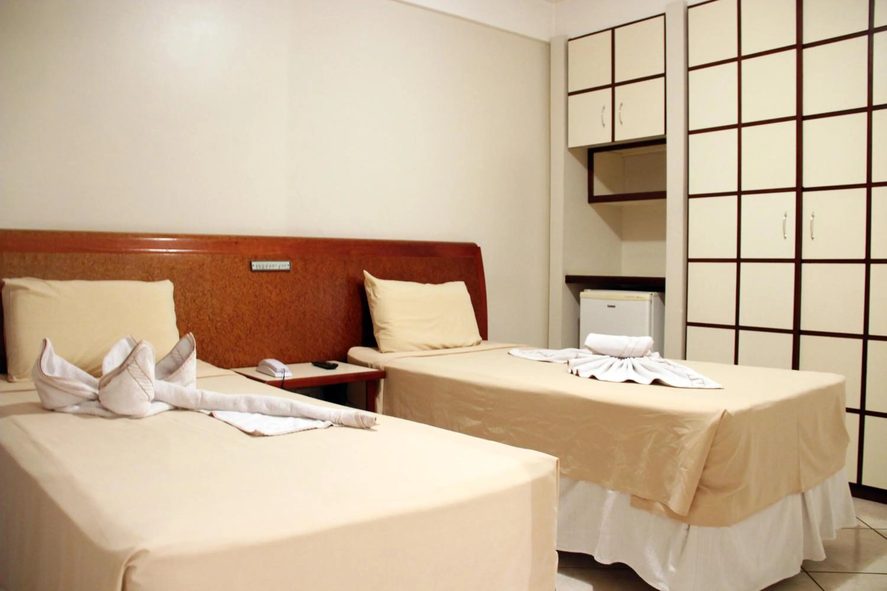 Bed in Hotel Minuano