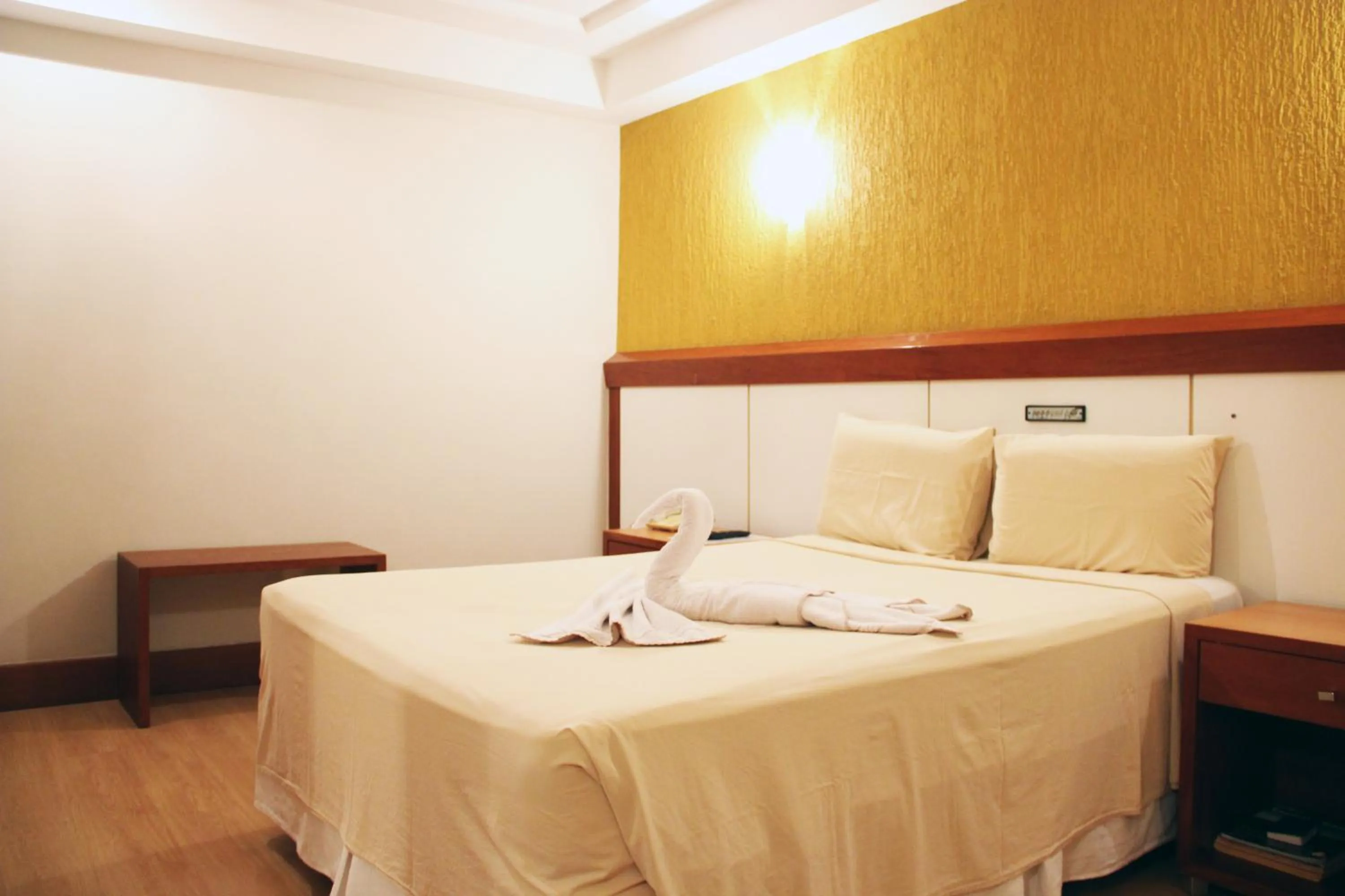 Bed in Hotel Minuano