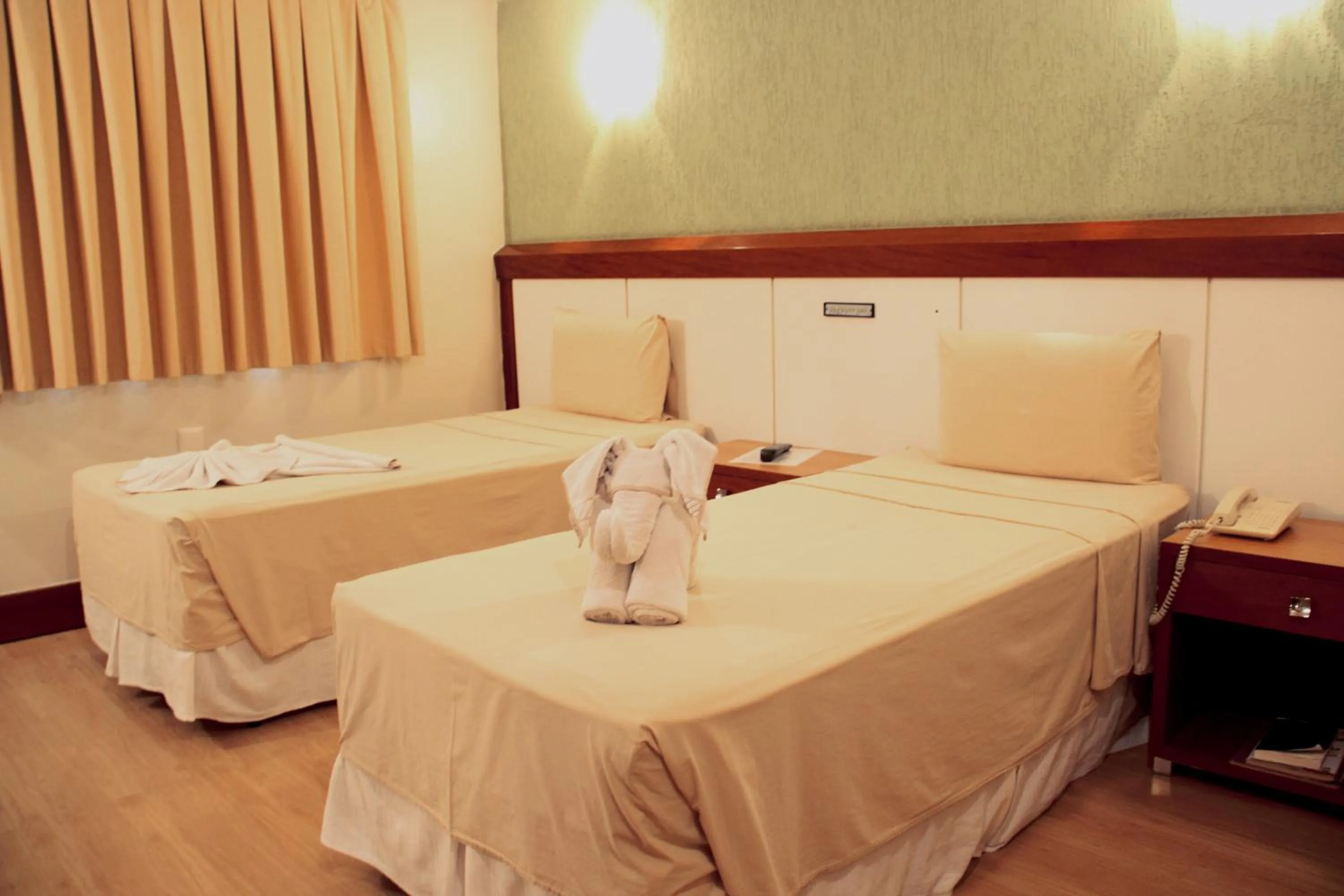 Bed in Hotel Minuano