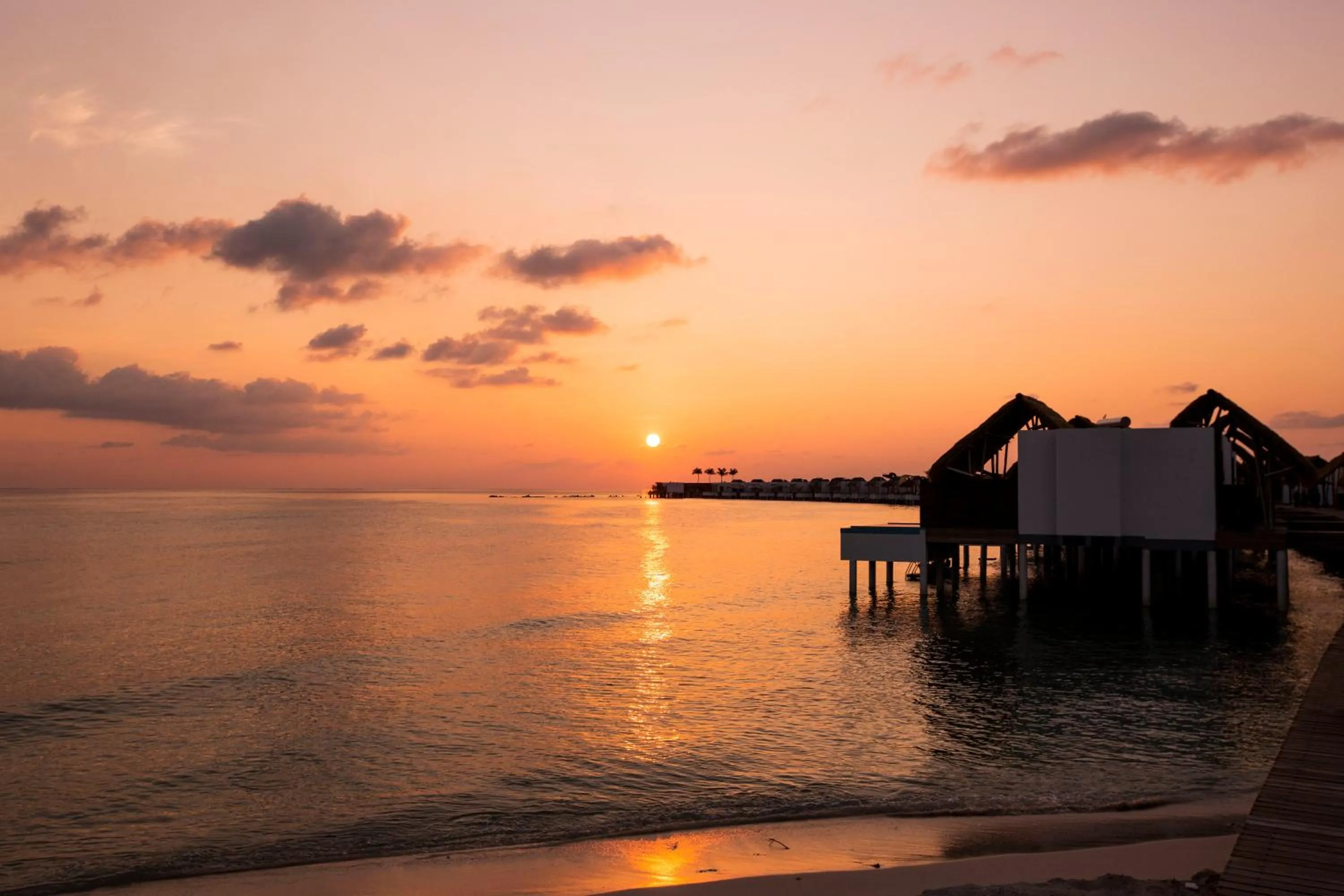 Sunset in Emerald Maldives Resort & Spa-Deluxe All Inclusive