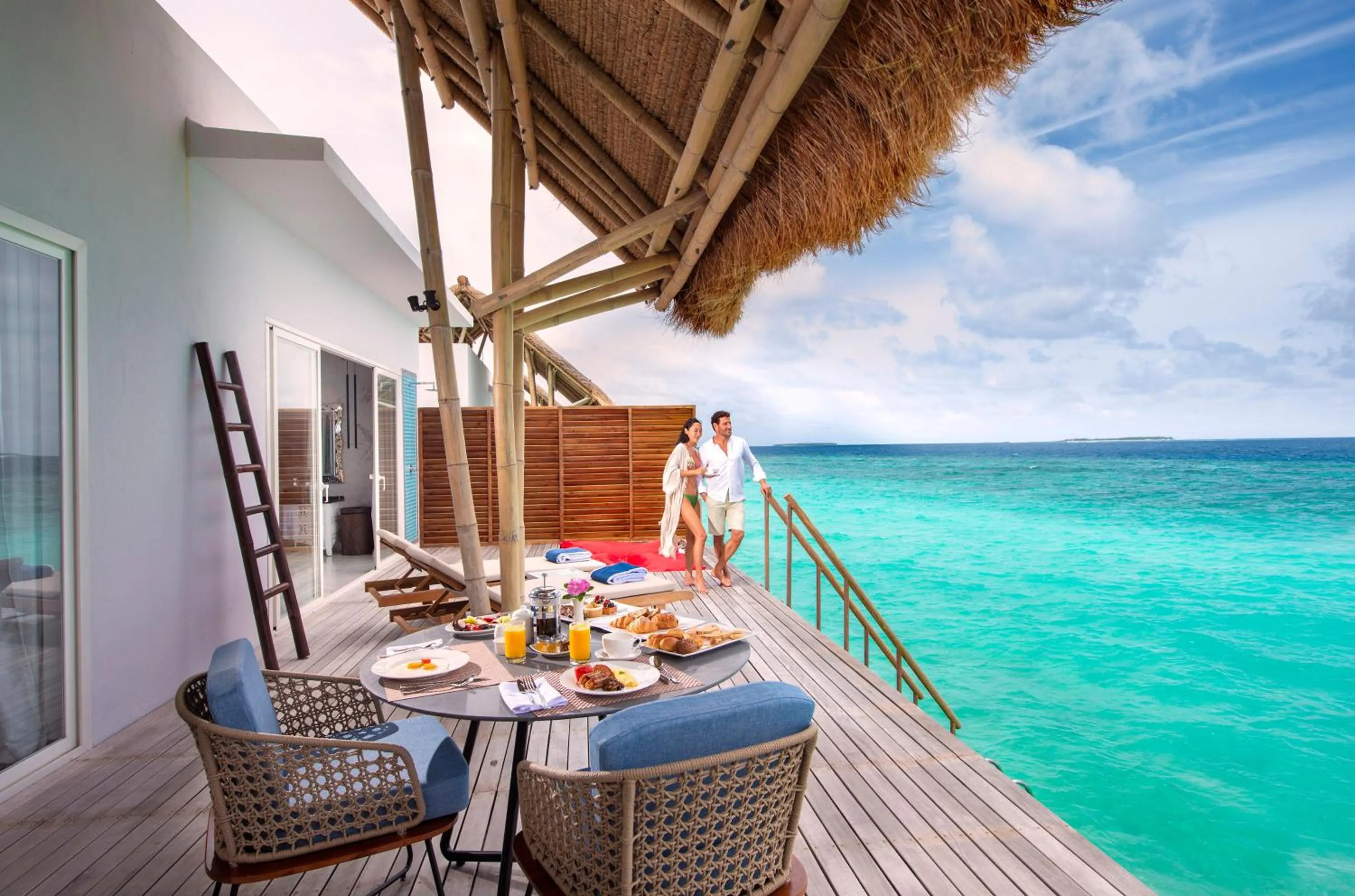Balcony/Terrace in Emerald Maldives Resort & Spa-Deluxe All Inclusive