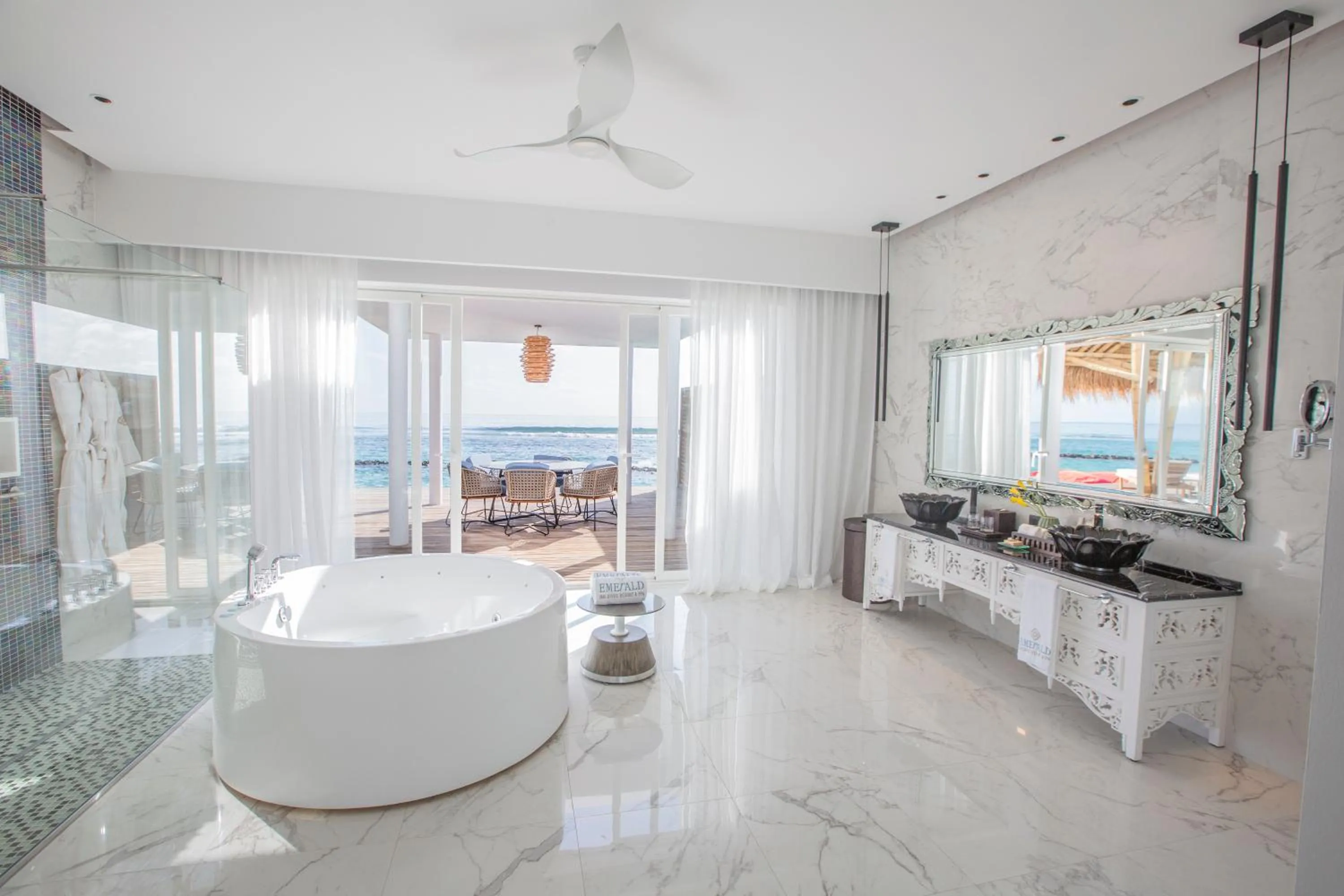 Bathroom in Emerald Maldives Resort & Spa-Deluxe All Inclusive