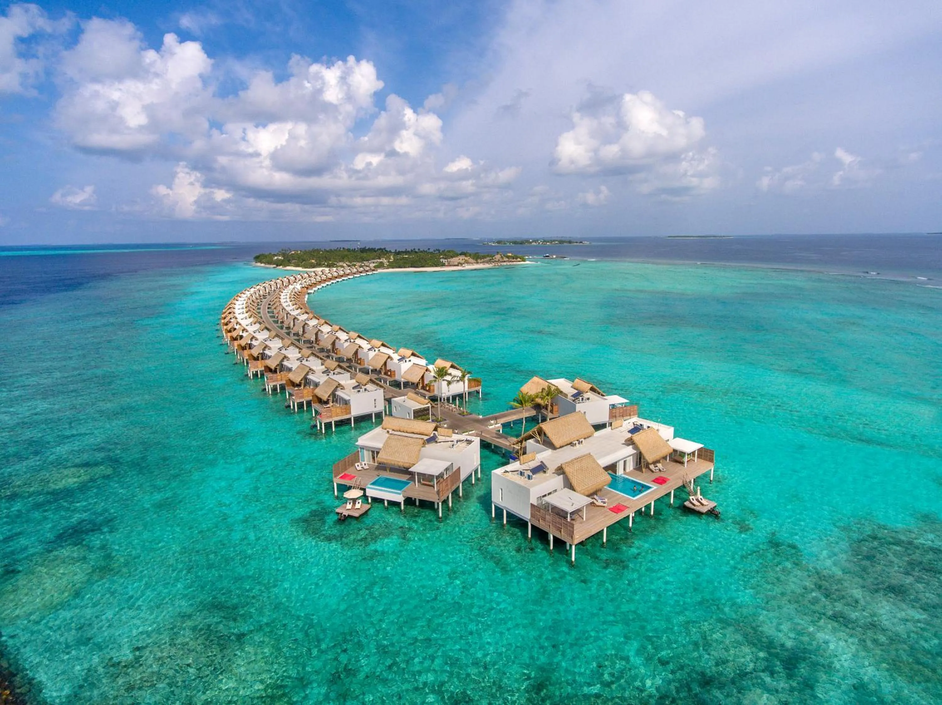 Bird's eye view in Emerald Maldives Resort & Spa-Deluxe All Inclusive