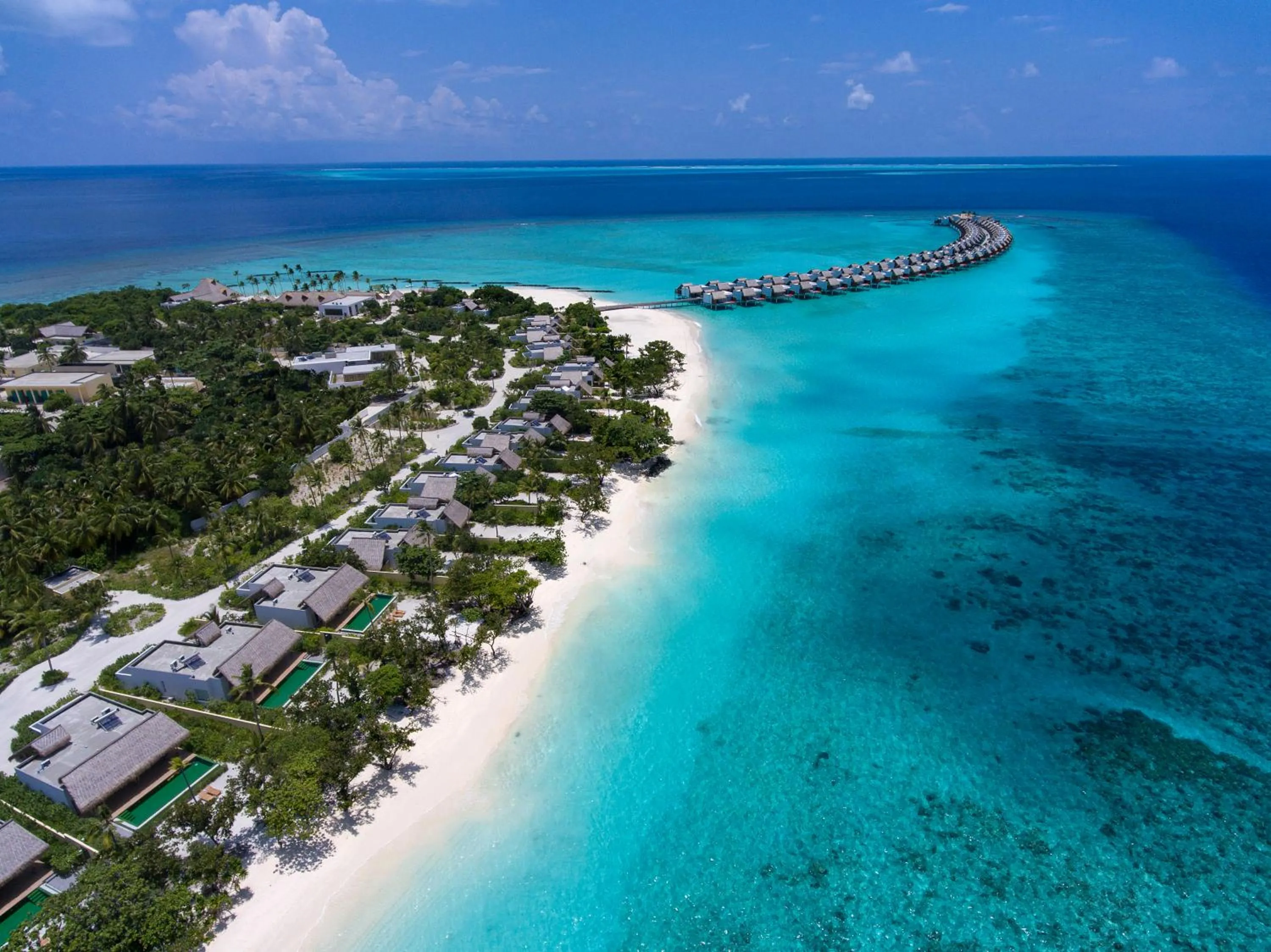 Bird's eye view in Emerald Maldives Resort & Spa-Deluxe All Inclusive