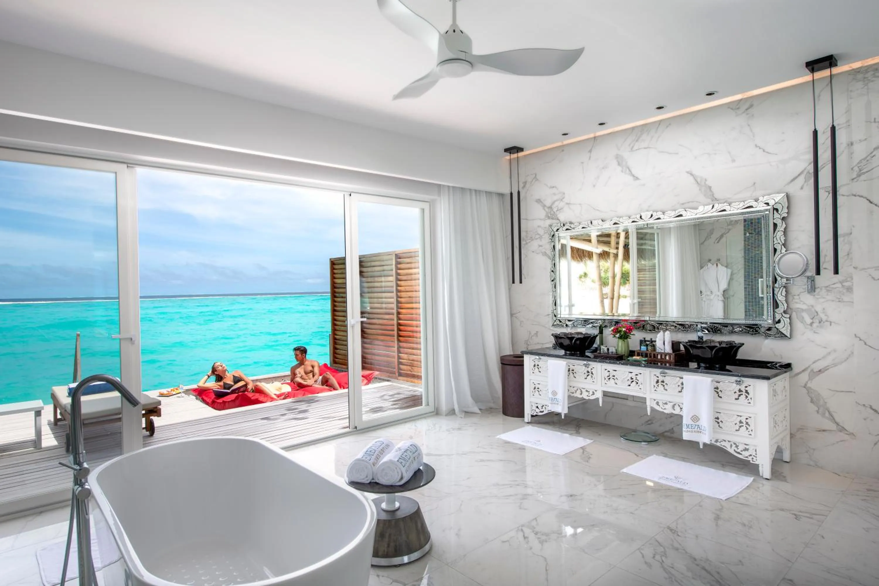 Bathroom in Emerald Maldives Resort & Spa-Deluxe All Inclusive