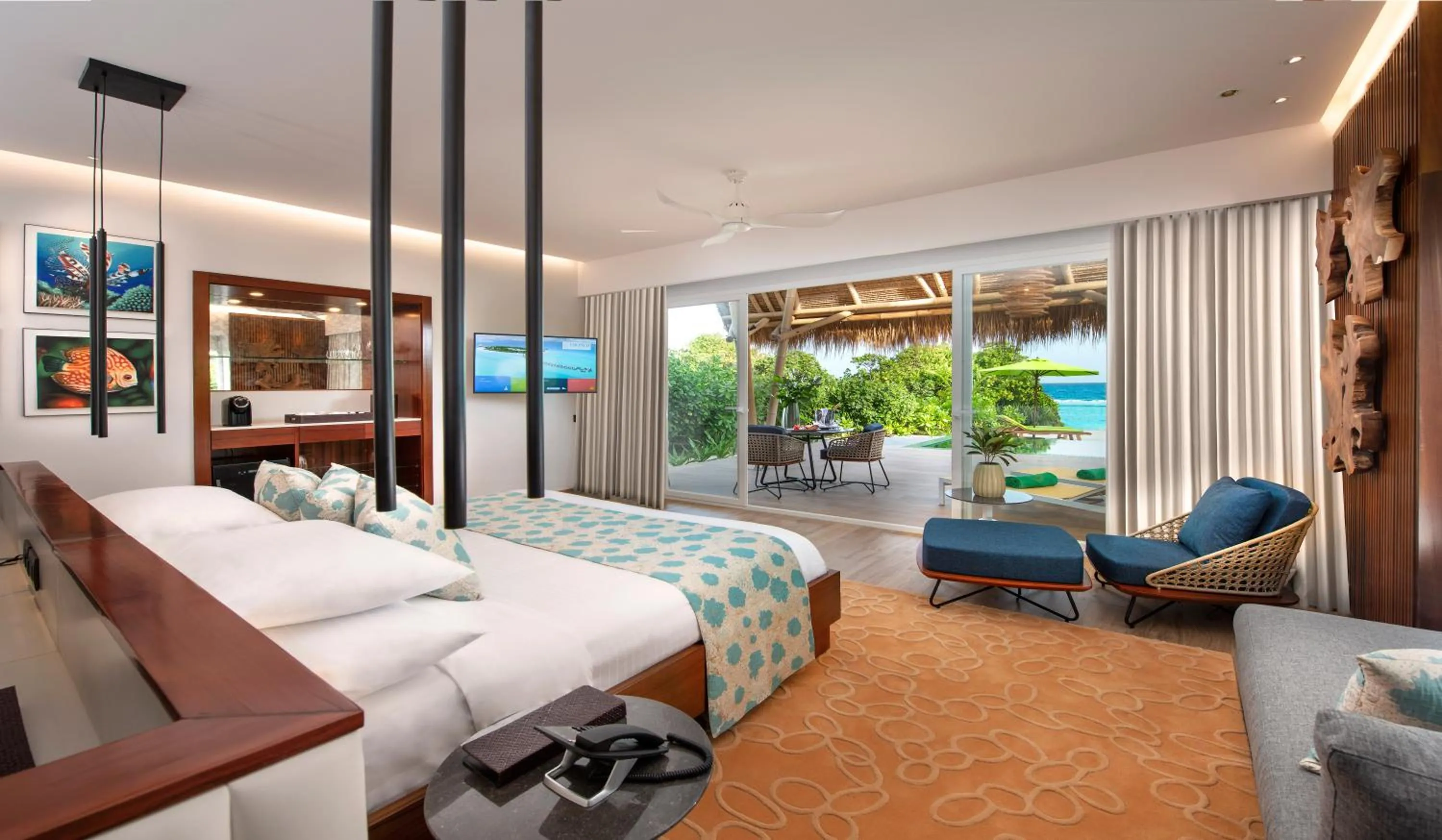Photo of the whole room, Bed in Emerald Maldives Resort & Spa-Deluxe All Inclusive